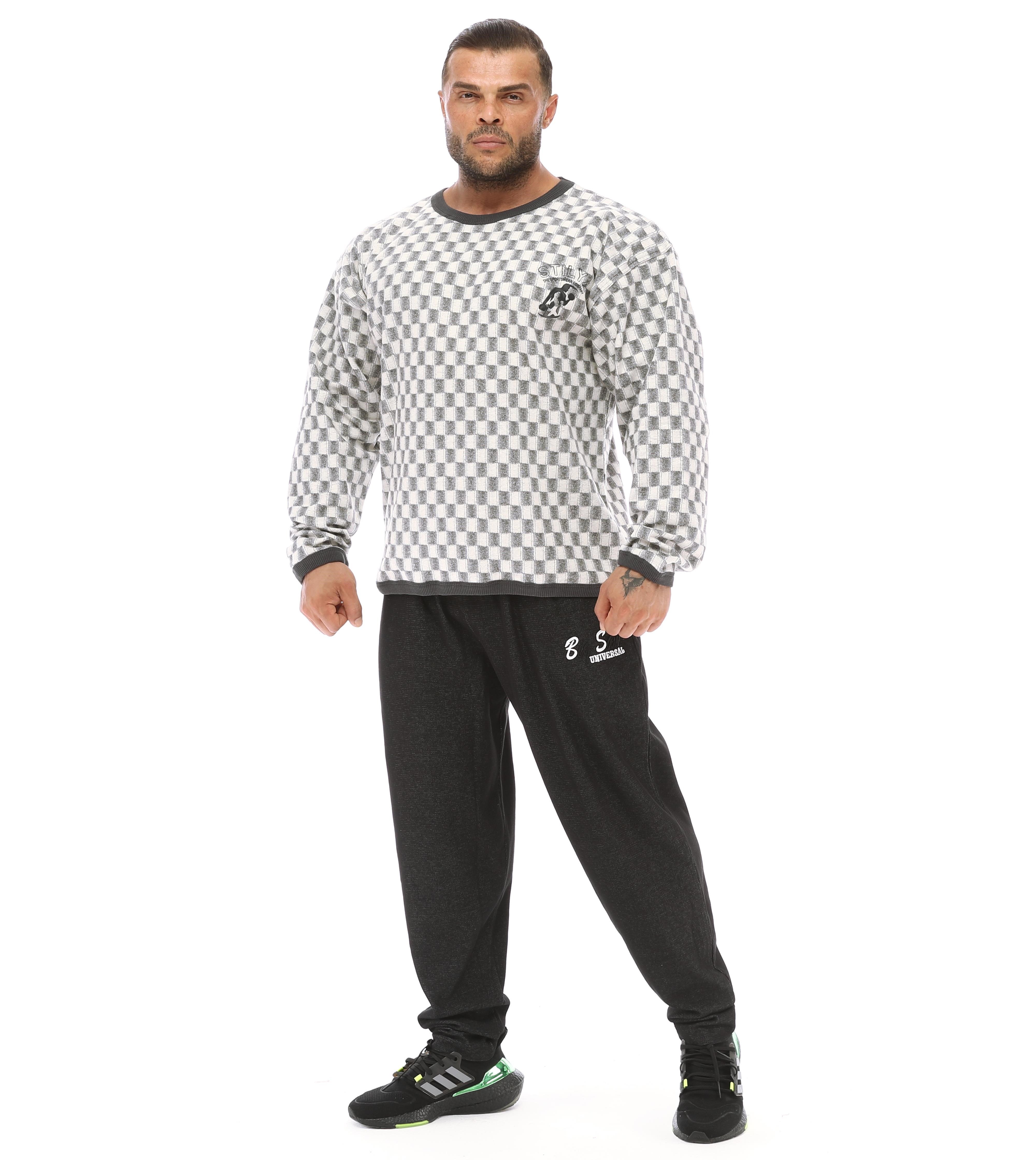 Oversize Kışlık Oduncu Sweatshirt