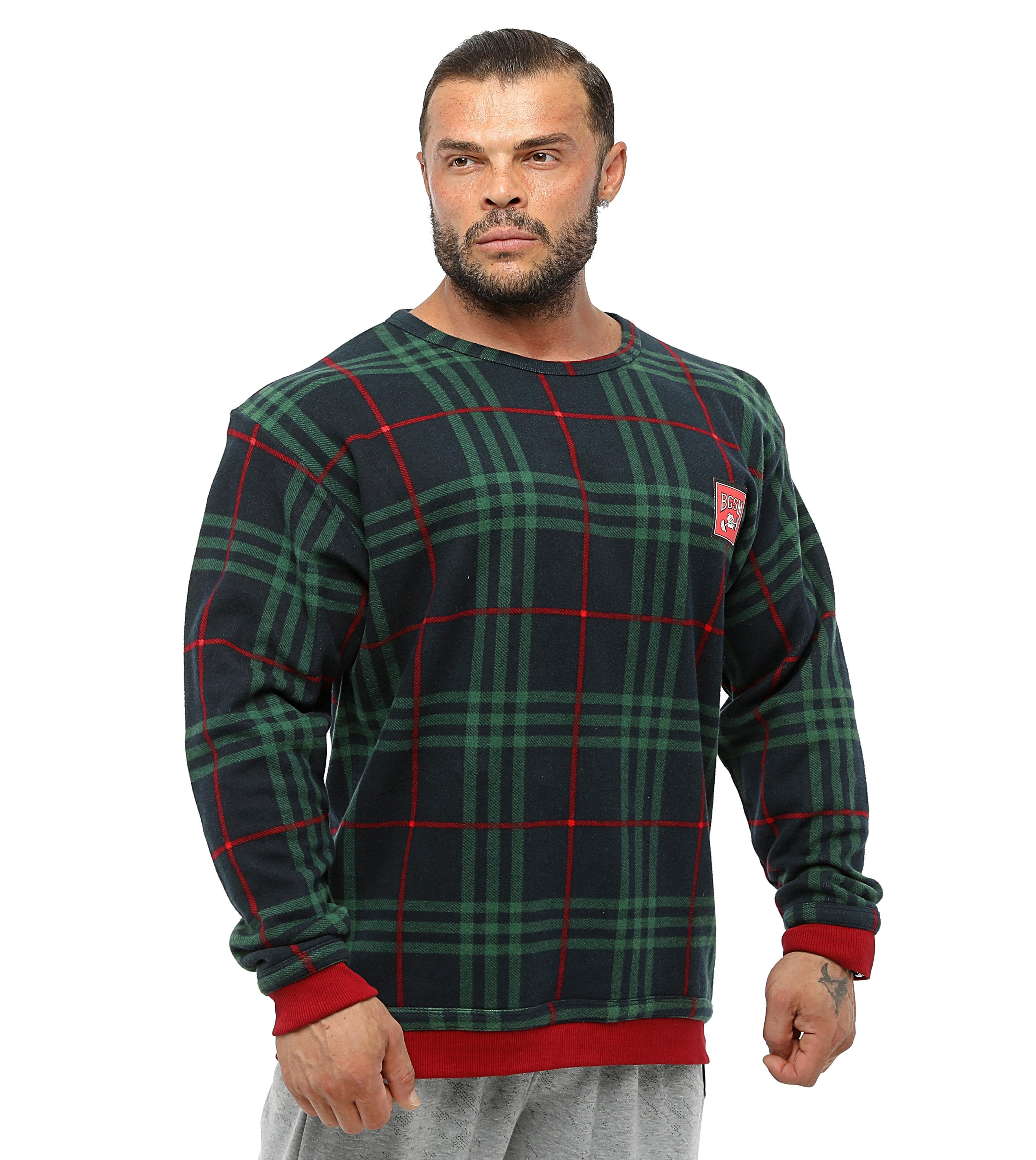 Oversize Kışlık Oduncu Sweatshirt Big Sam 4706
