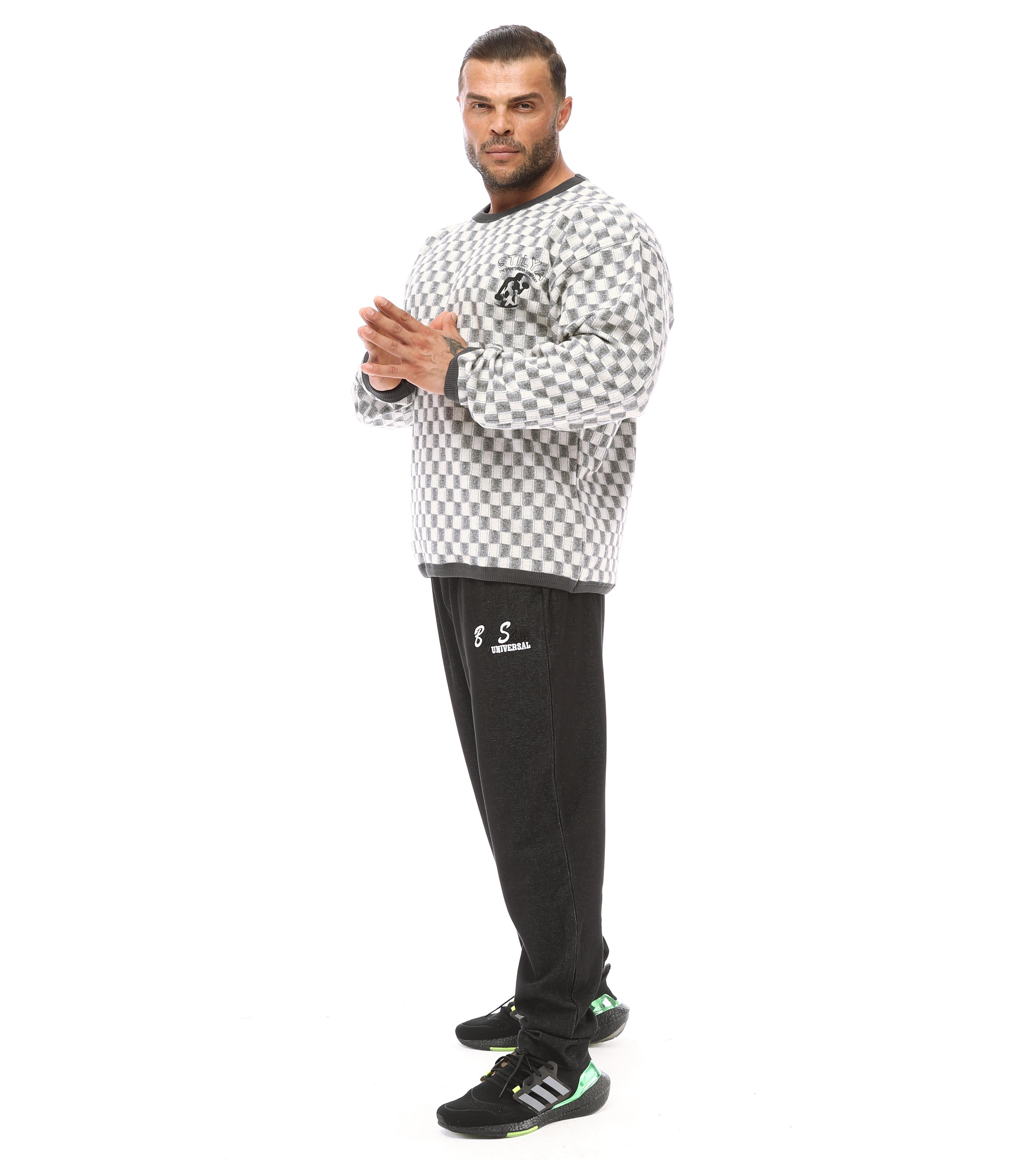 Oversize Kışlık Oduncu Sweatshirt
