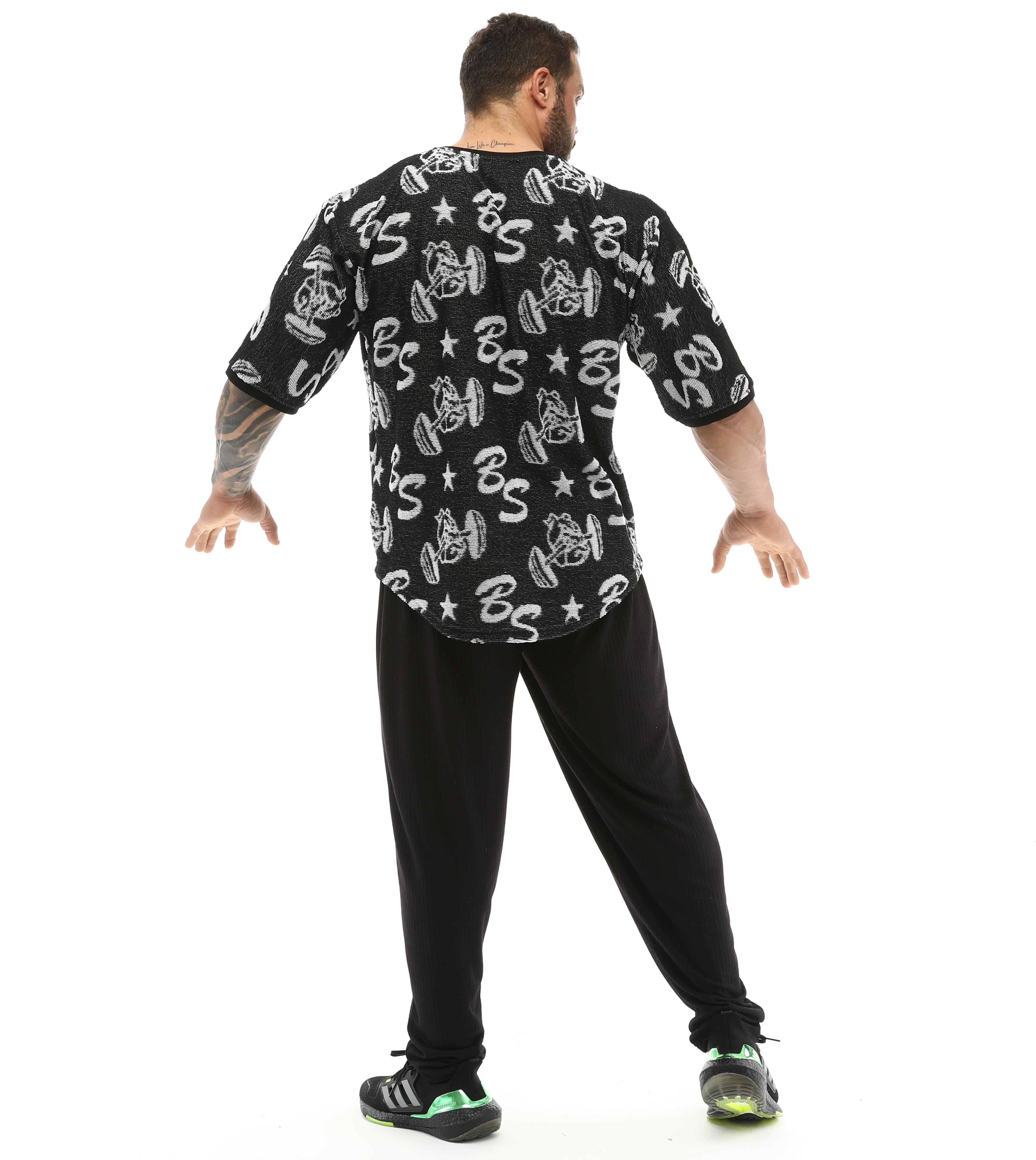 Oversize Logolu Havlu T-shirt Antrenman Üstü BGSM 3316