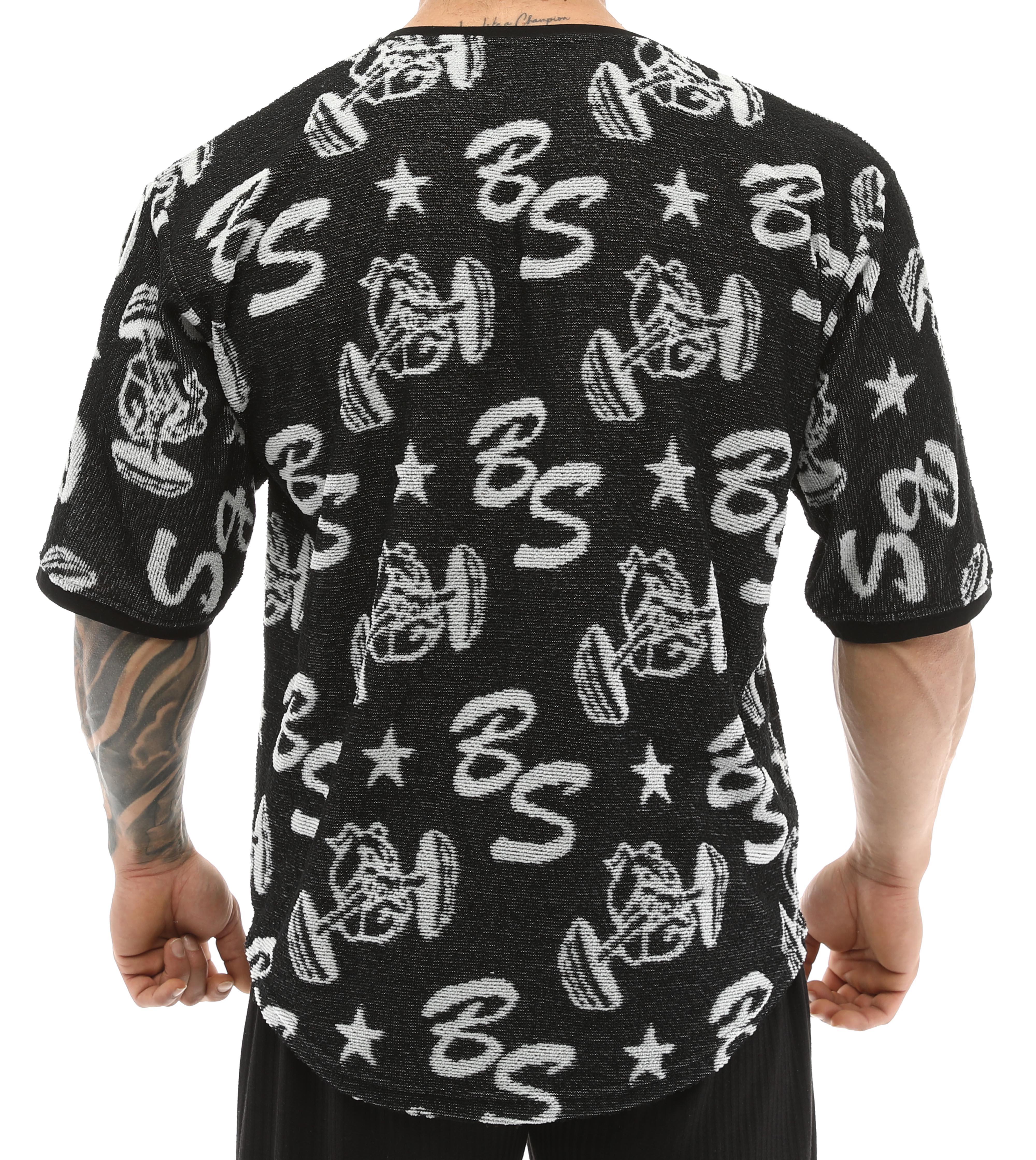 Oversize Logolu Havlu T-shirt Antrenman Üstü BGSM 3316