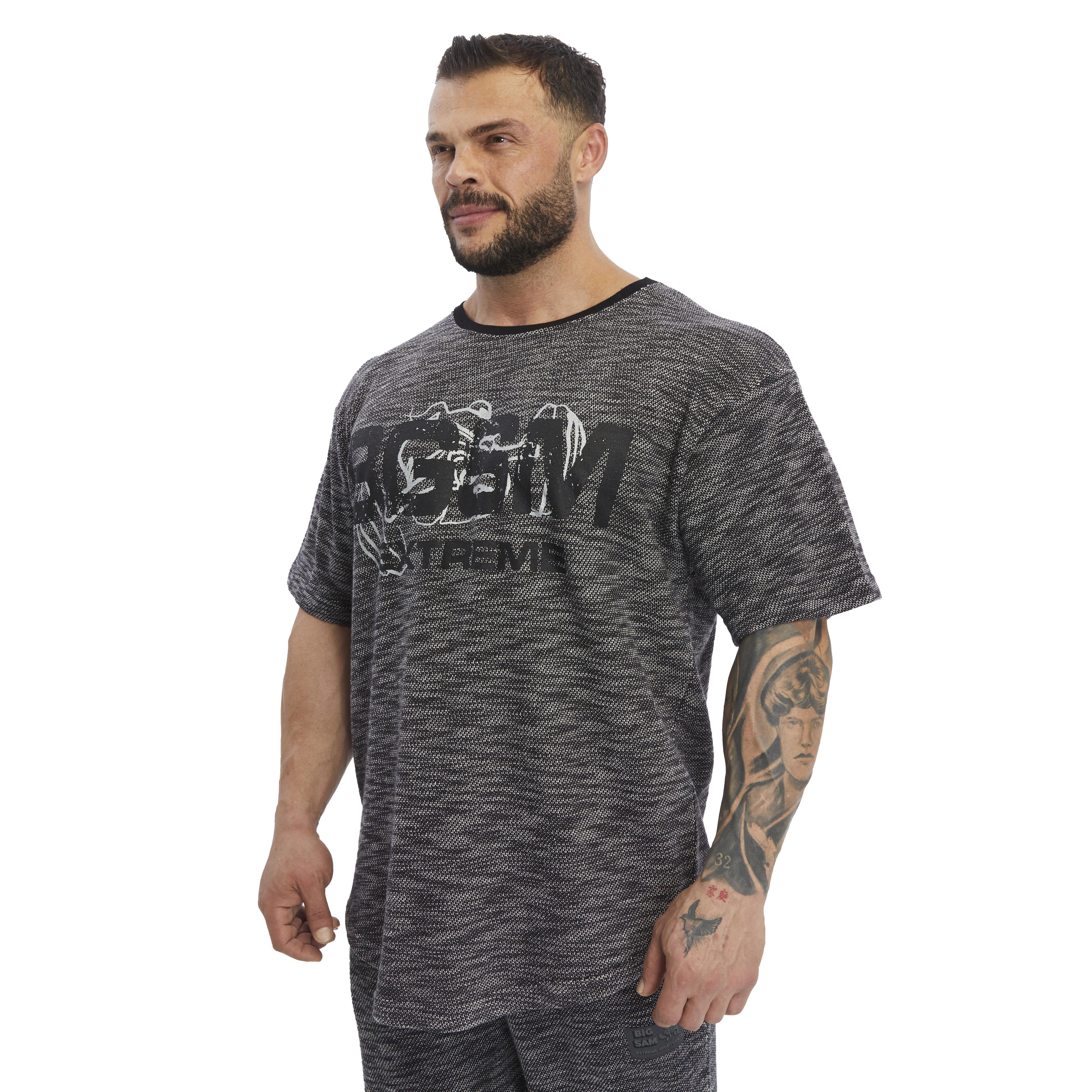 Oversize Örgü Dokulu Pamuklu T-shirt BGSM 3312
