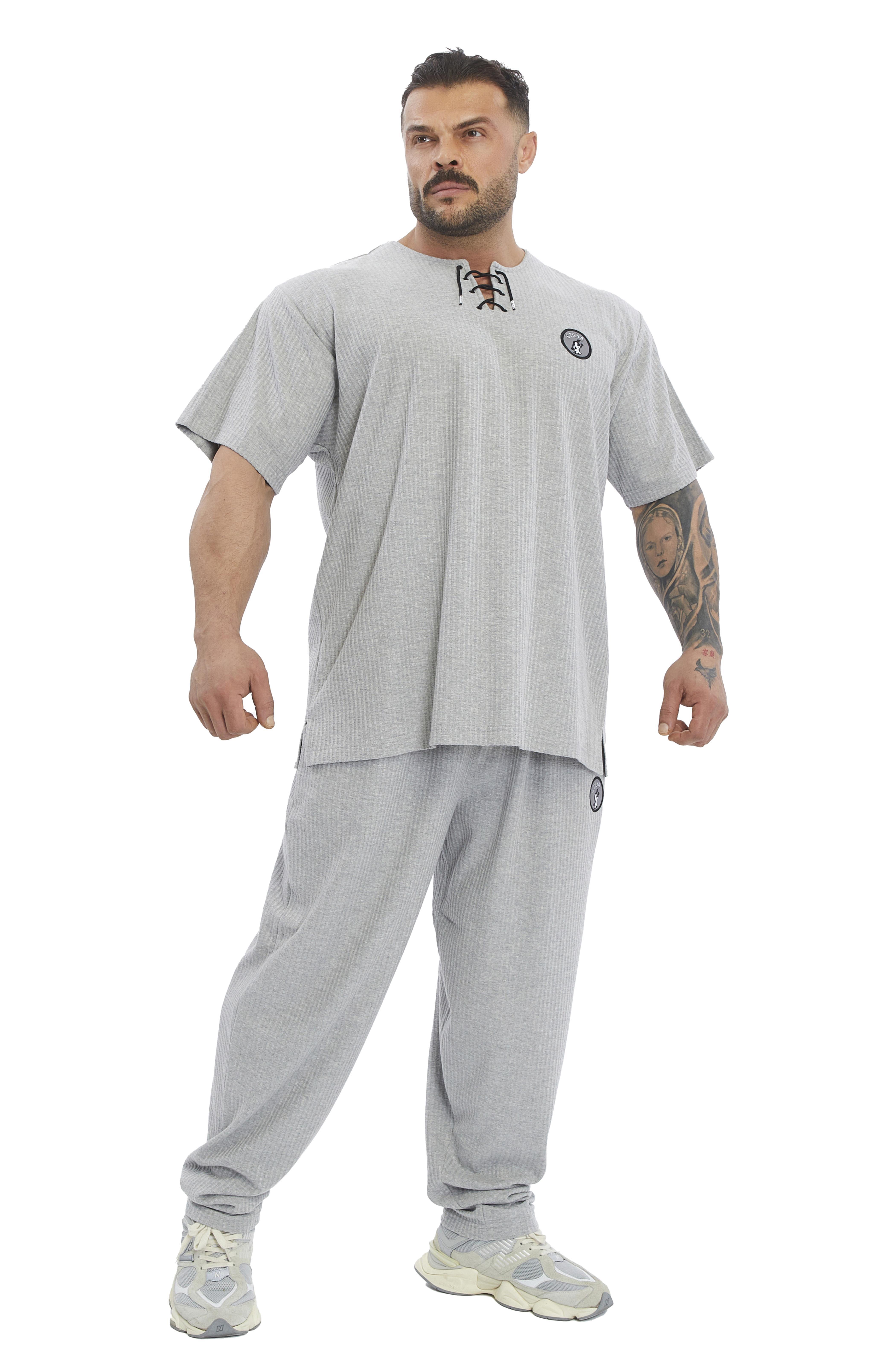Oversize Pamuk T-shirt Bağcıklı Rag Top Stilya 3372