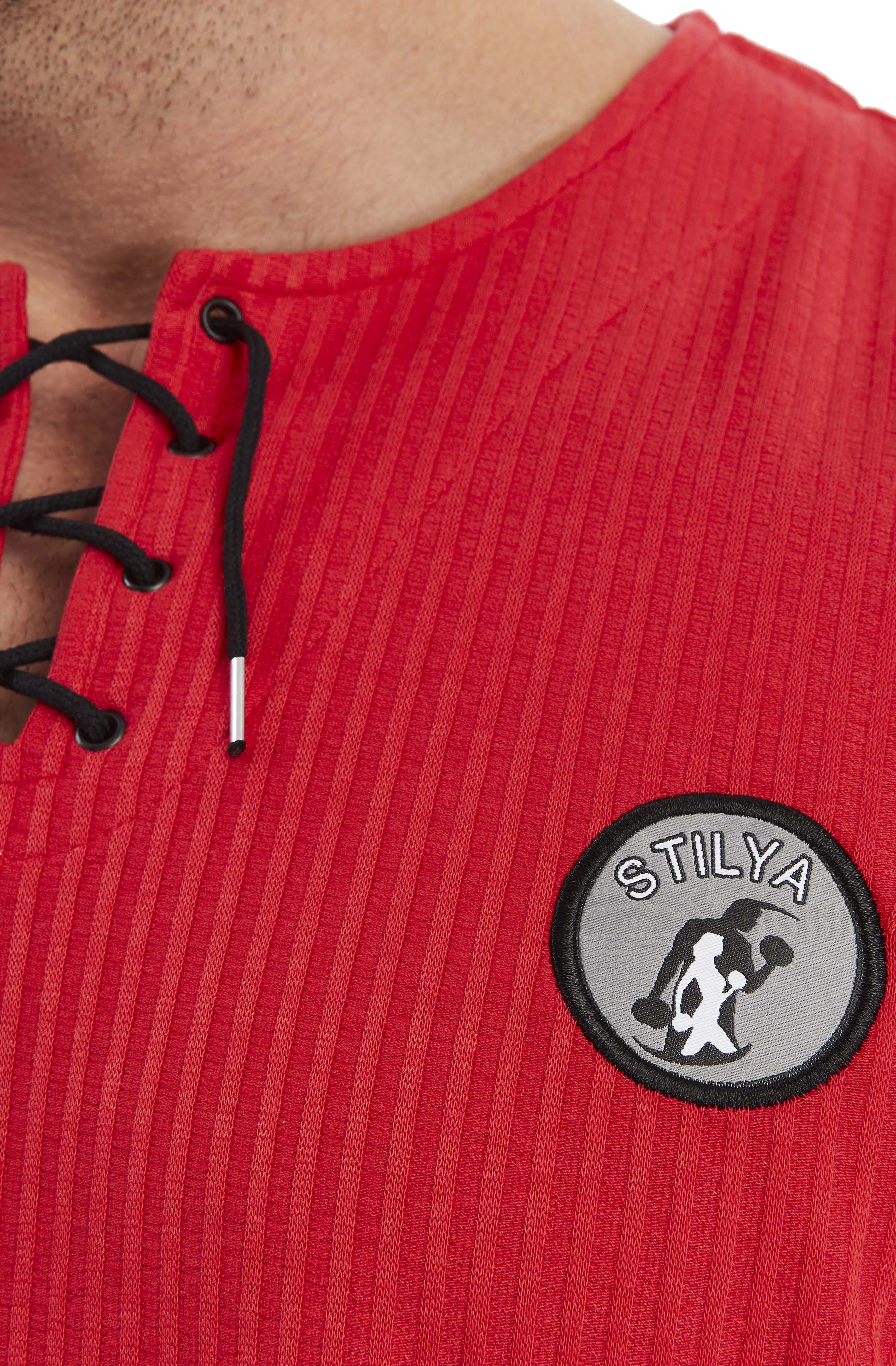 Oversize Pamuk T-shirt Bağcıklı Rag Top Stilya 3372