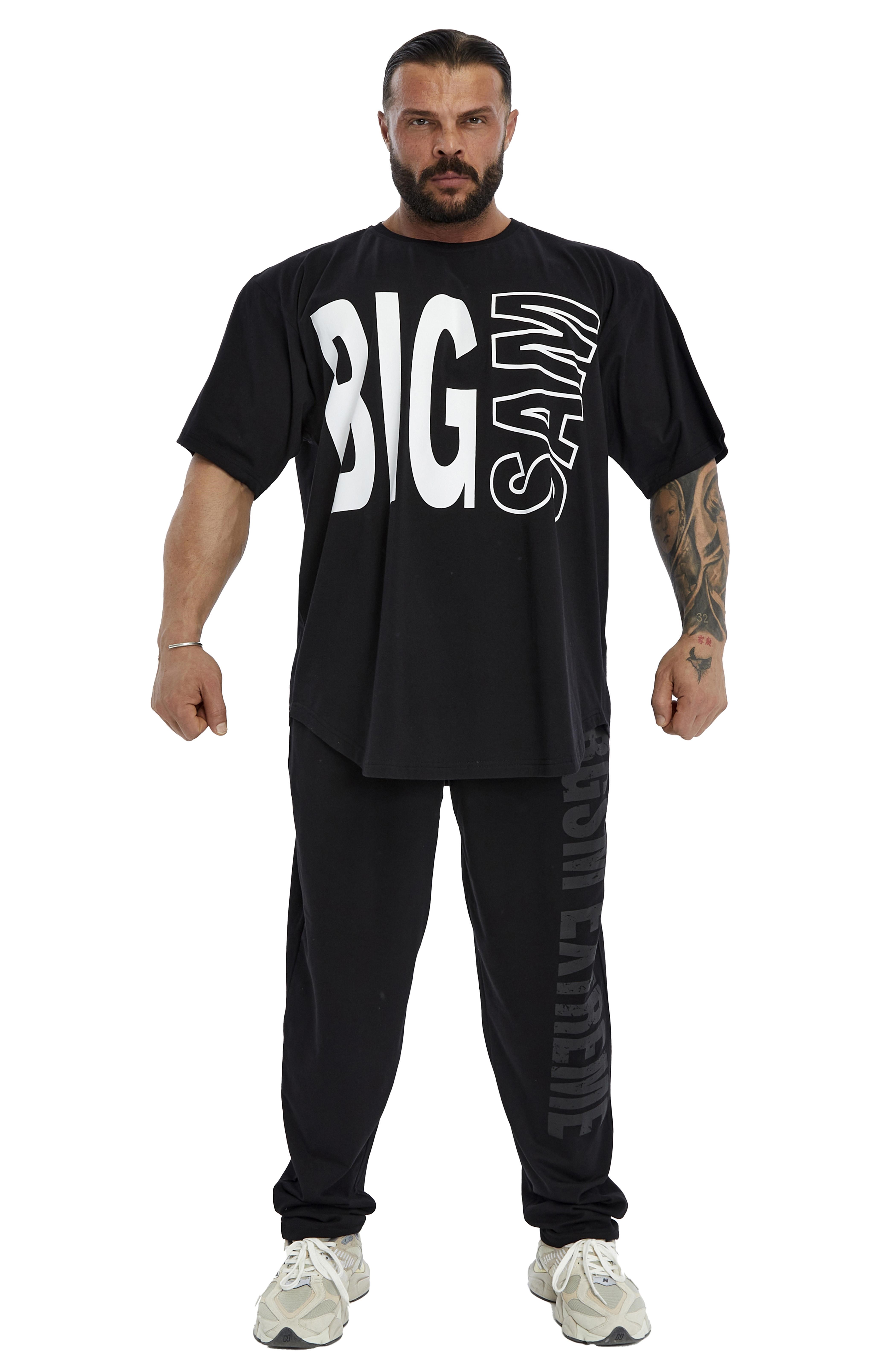 Oversize Pamuk T-shirt Gym Rag Top Big Sam 3382