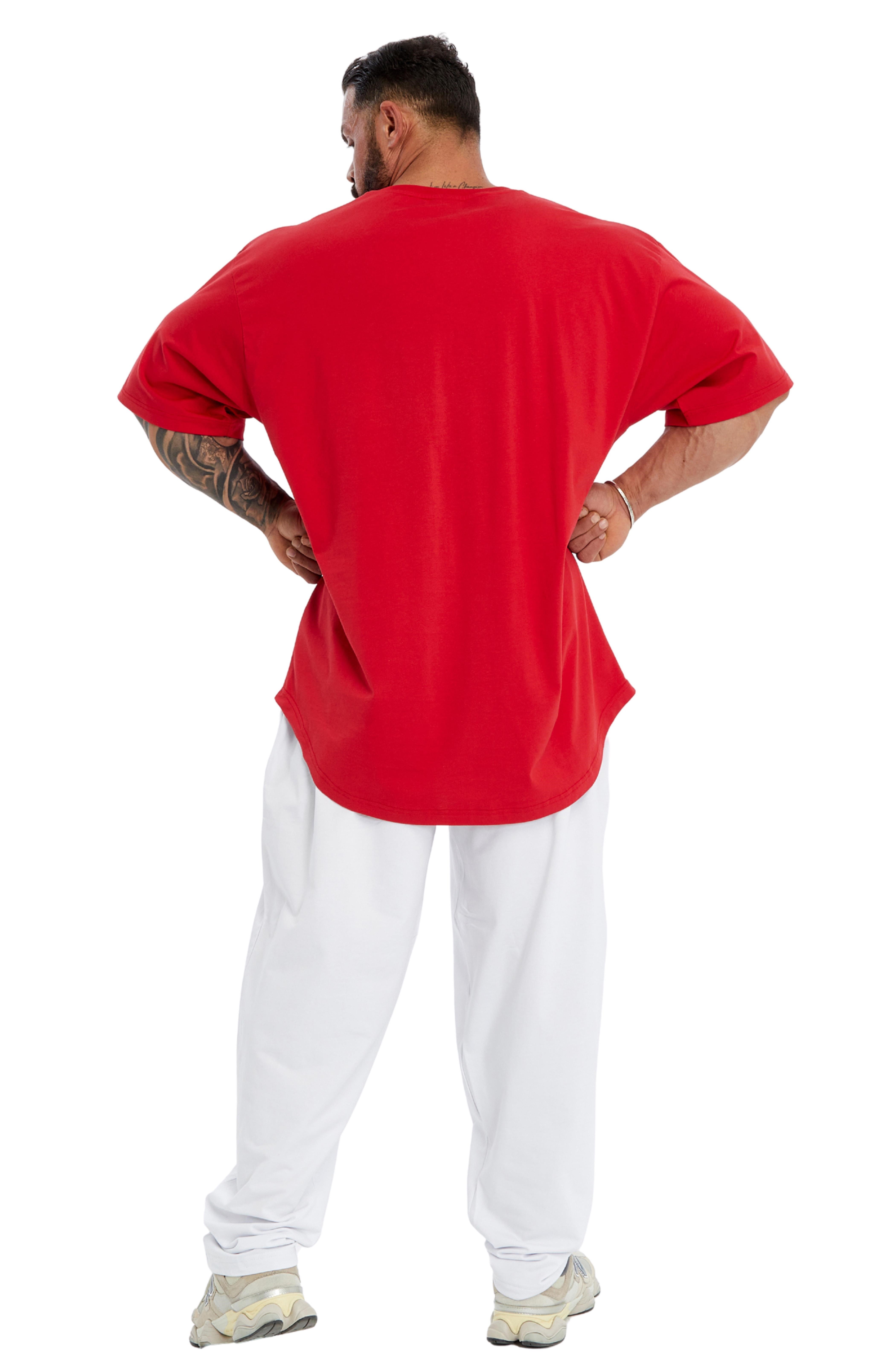 Oversize Pamuk T-shirt Gym Rag Top Big Sam 3382