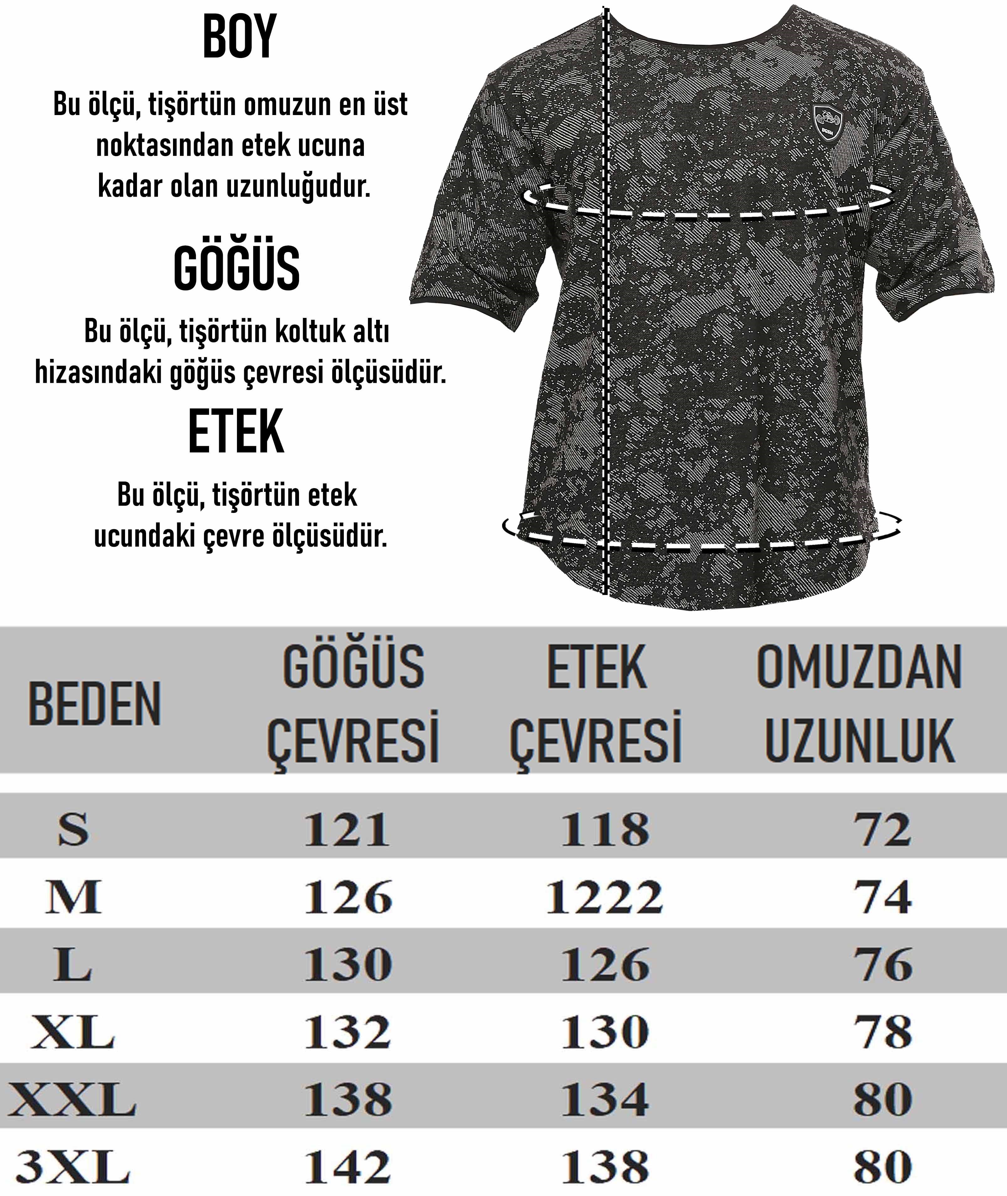 Oversize Pamuklu Rag Top Tişört BGSM 3358