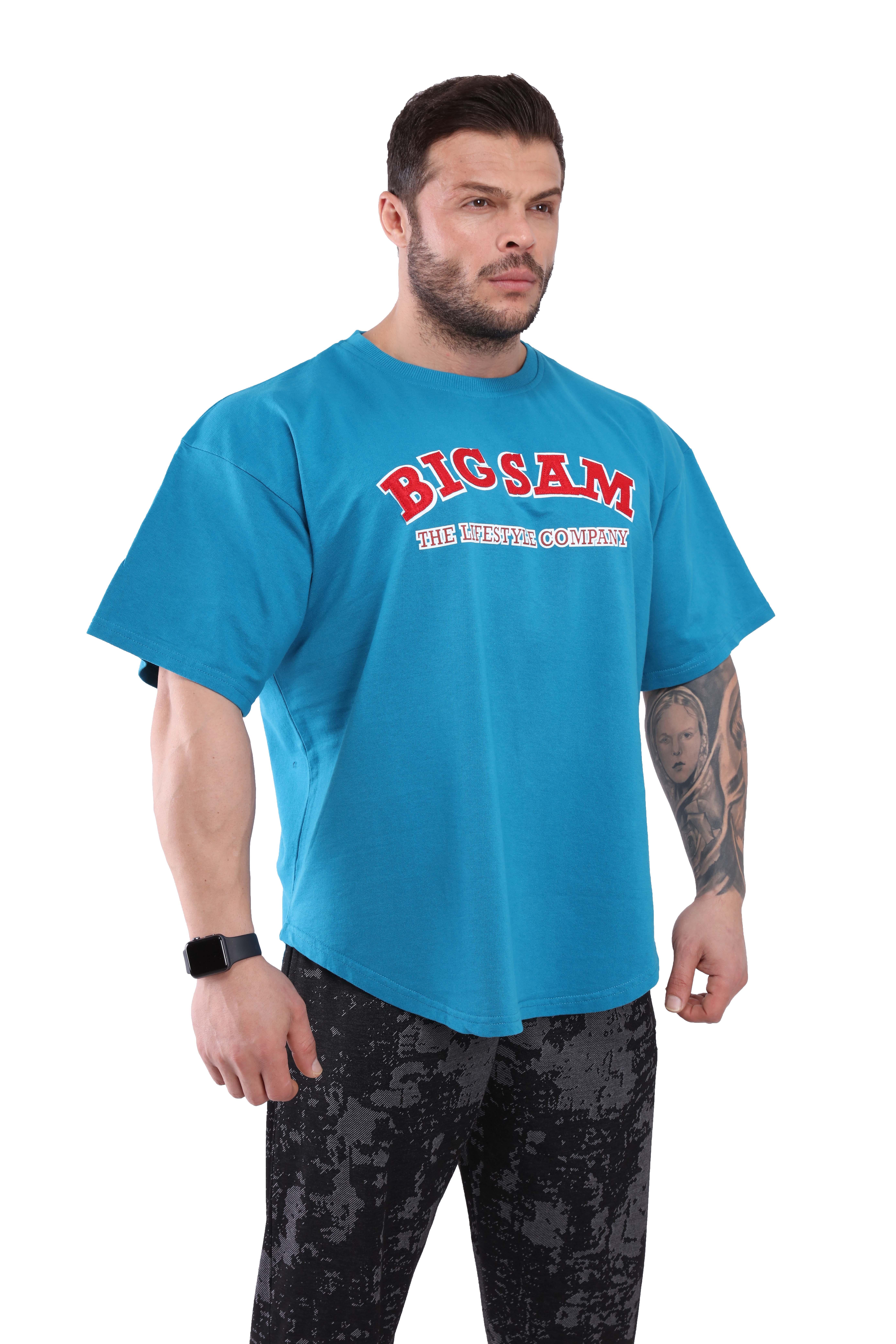 Oversize Pamuklu Rahat Kesim T-shirt Big Sam 3108