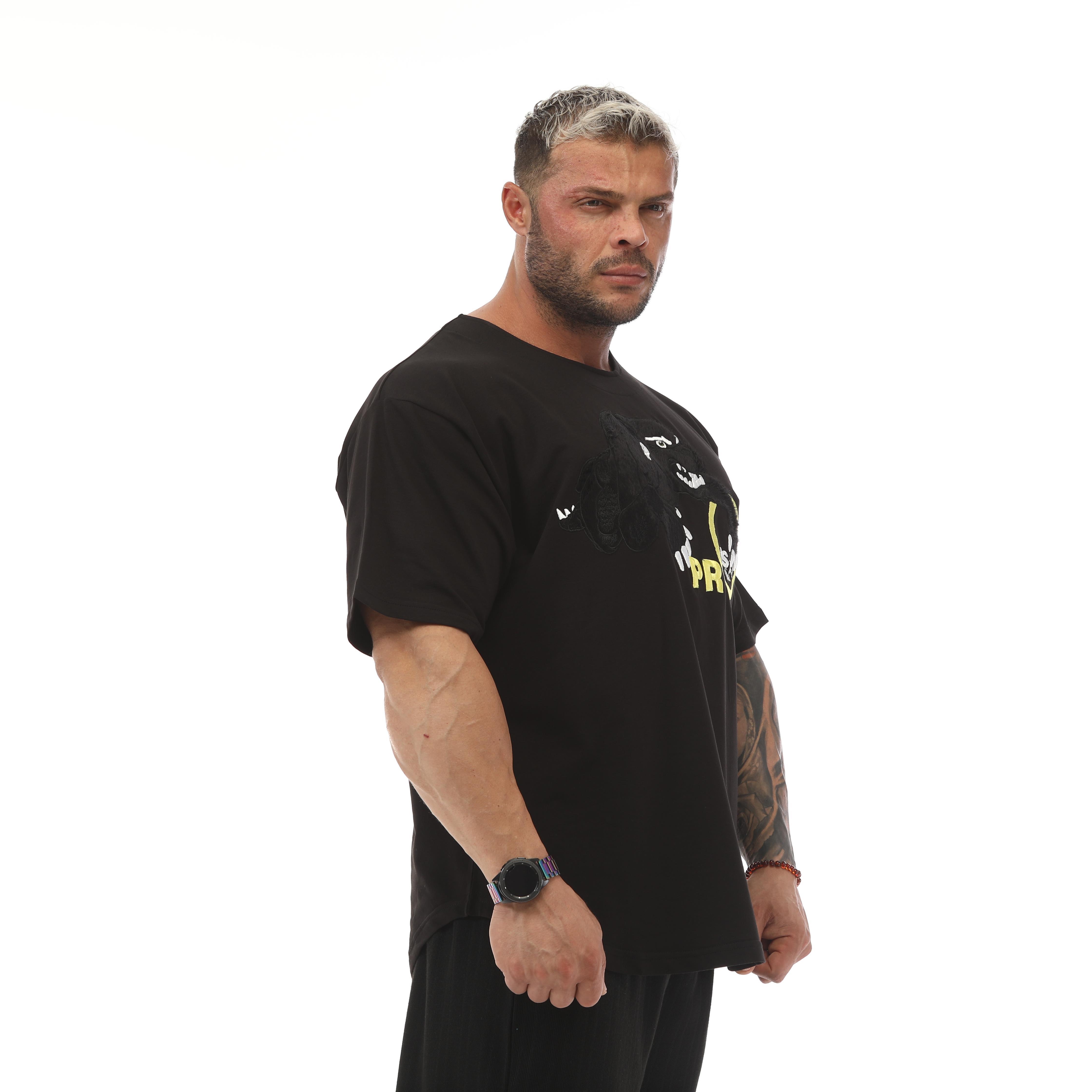 Oversize Pamuklu Spor T-shirt Big Sam 3233