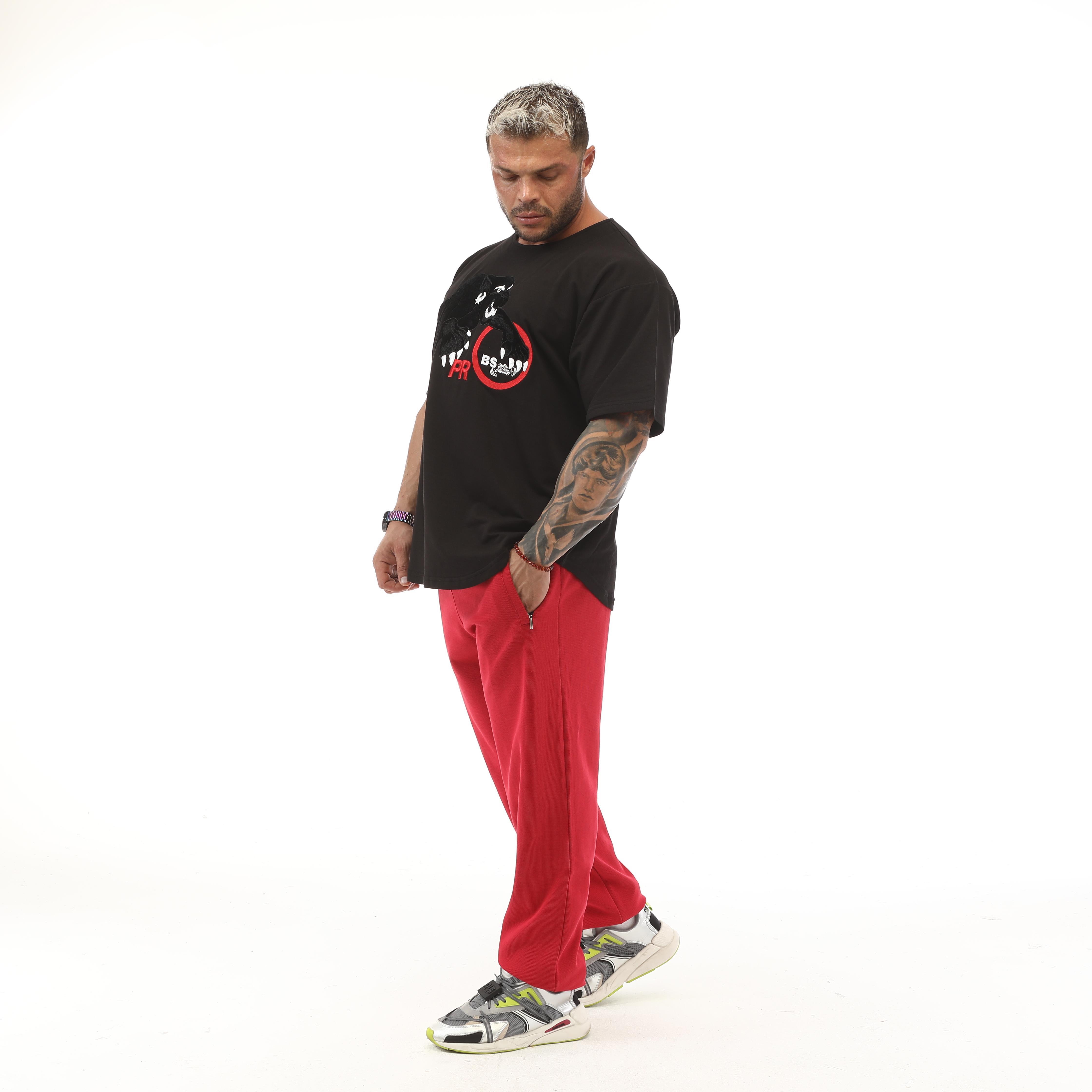 Oversize Pamuklu Spor T-shirt Big Sam 3232
