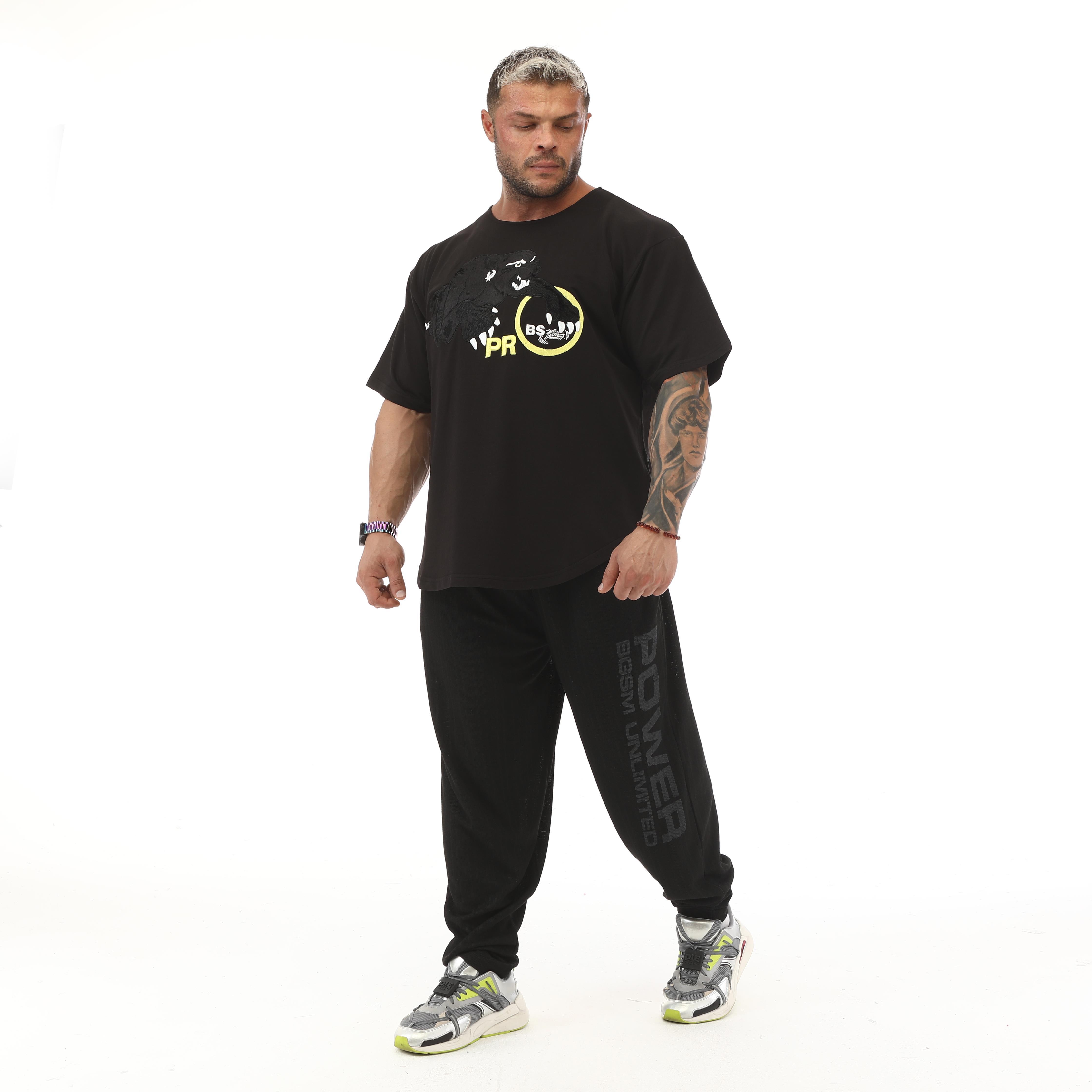 Oversize Pamuklu Spor T-shirt Big Sam 3233