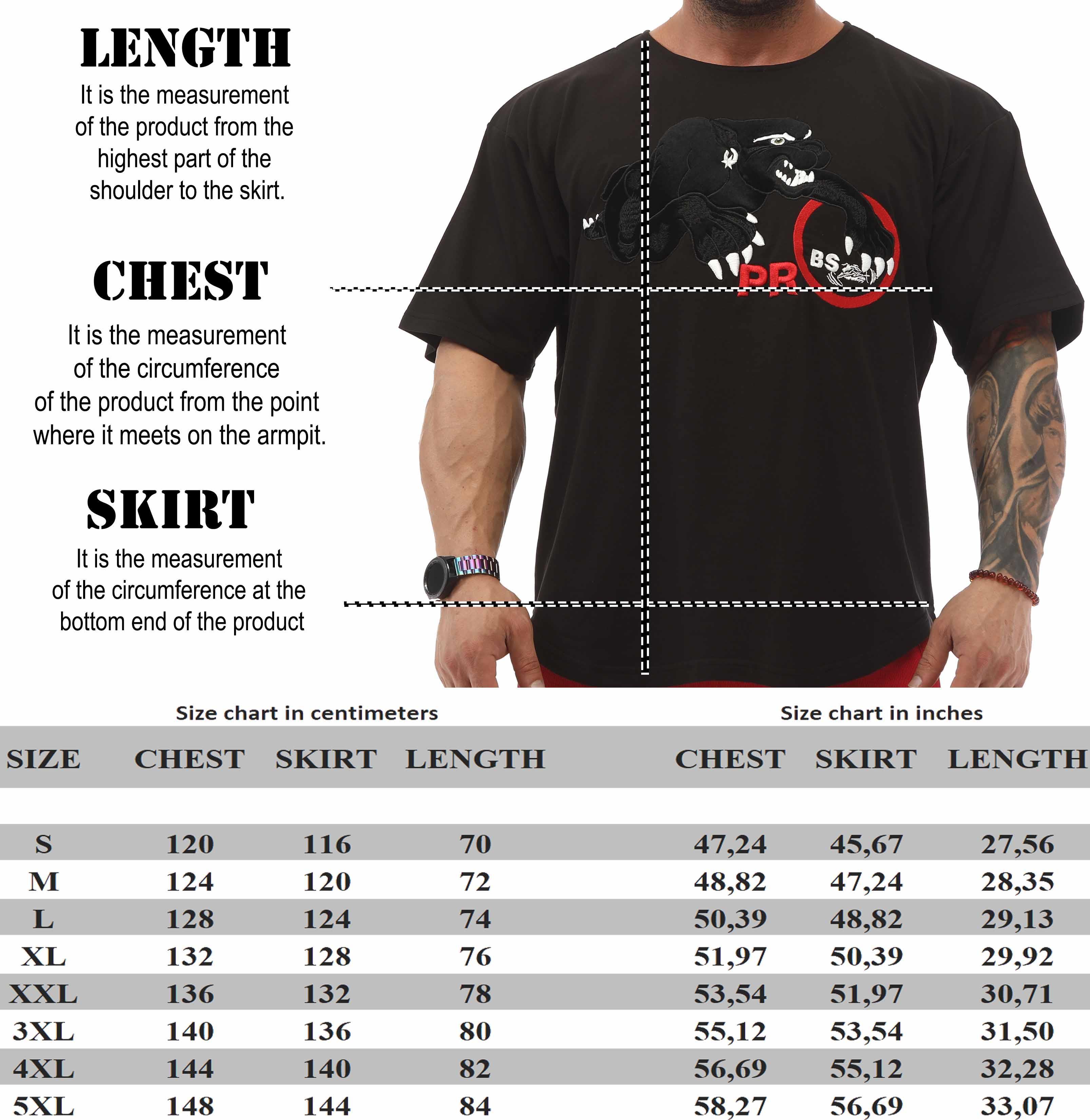 Oversize Pamuklu Spor T-shirt Big Sam 3232