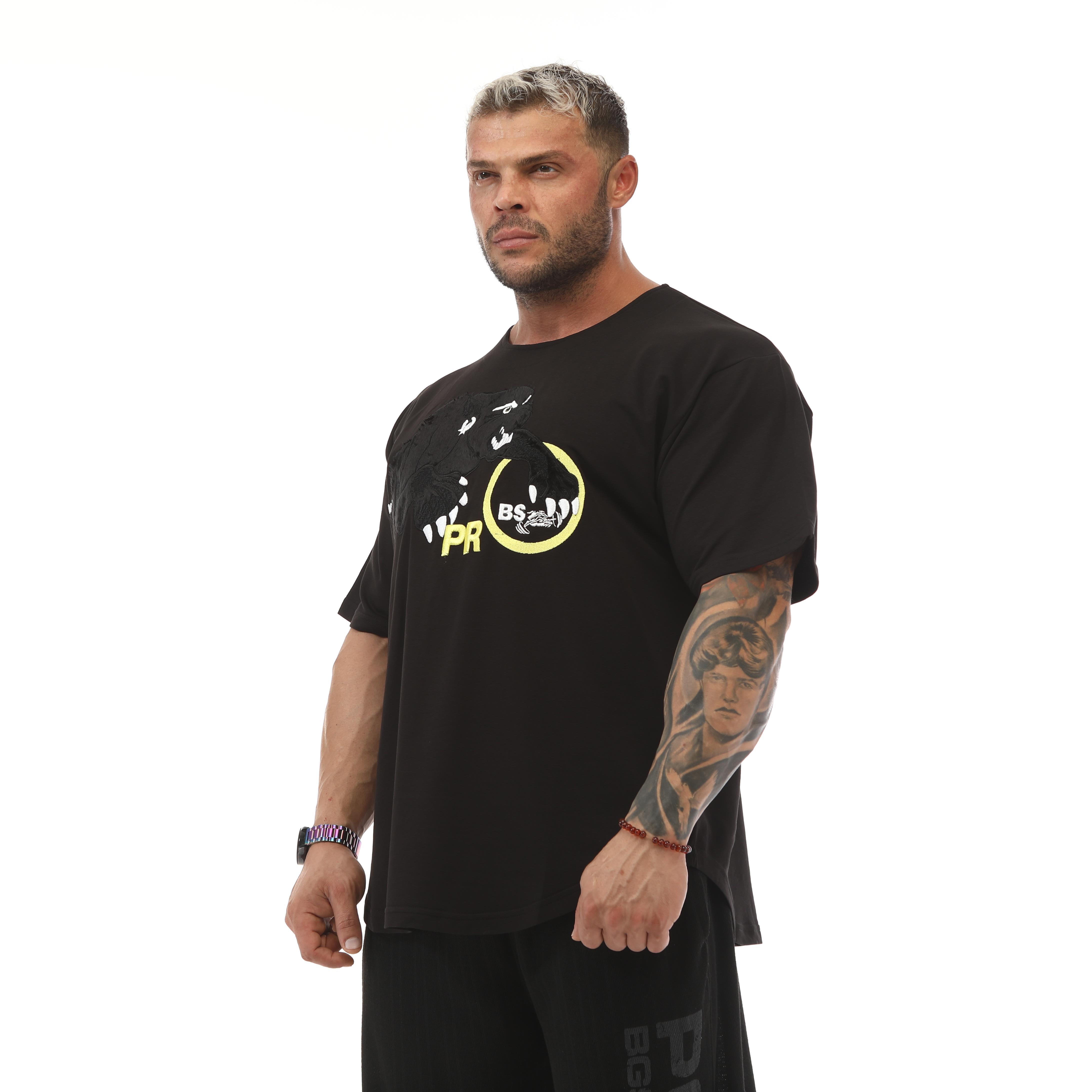 Oversize Pamuklu Spor T-shirt Big Sam 3233