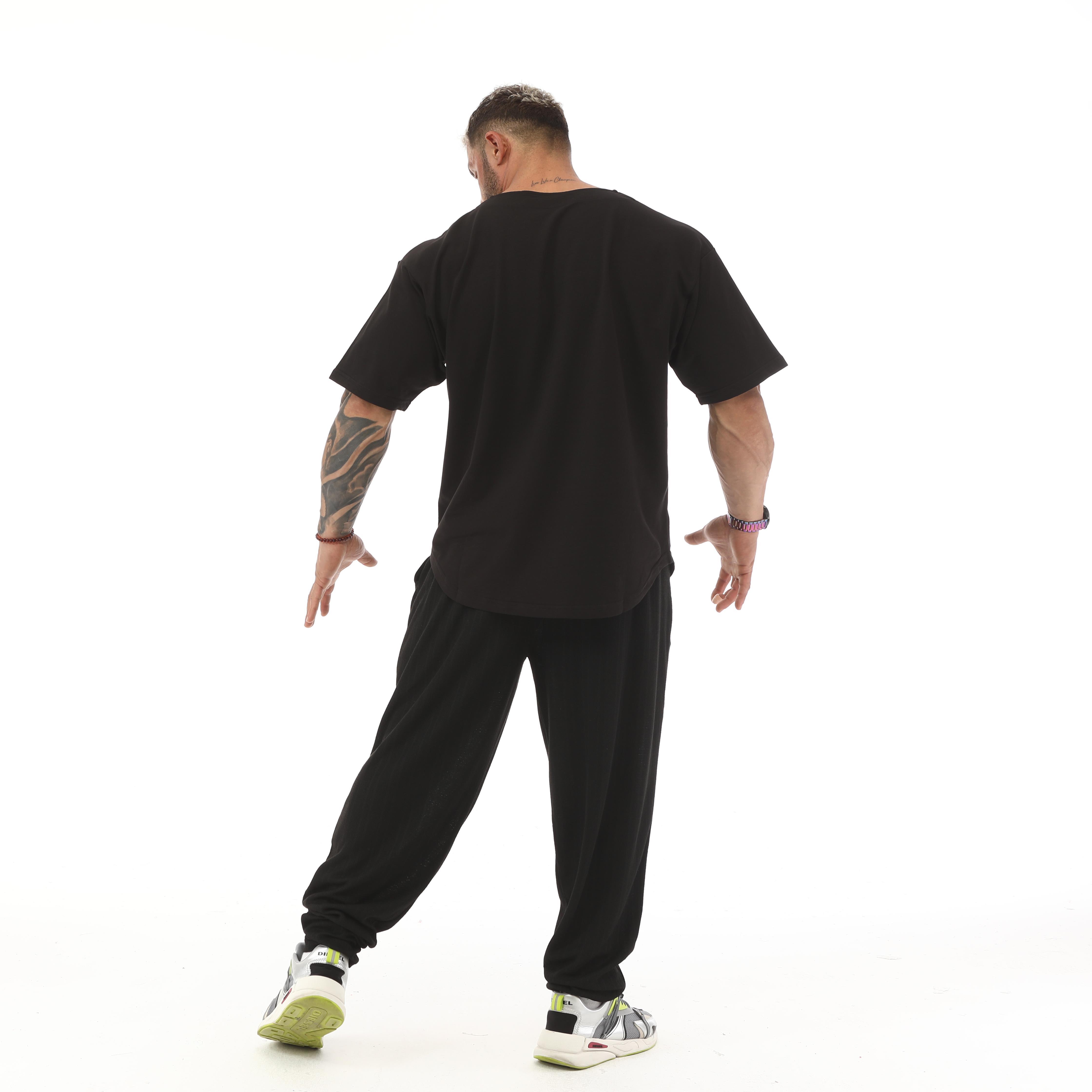 Oversize Pamuklu Spor T-shirt Big Sam 3233
