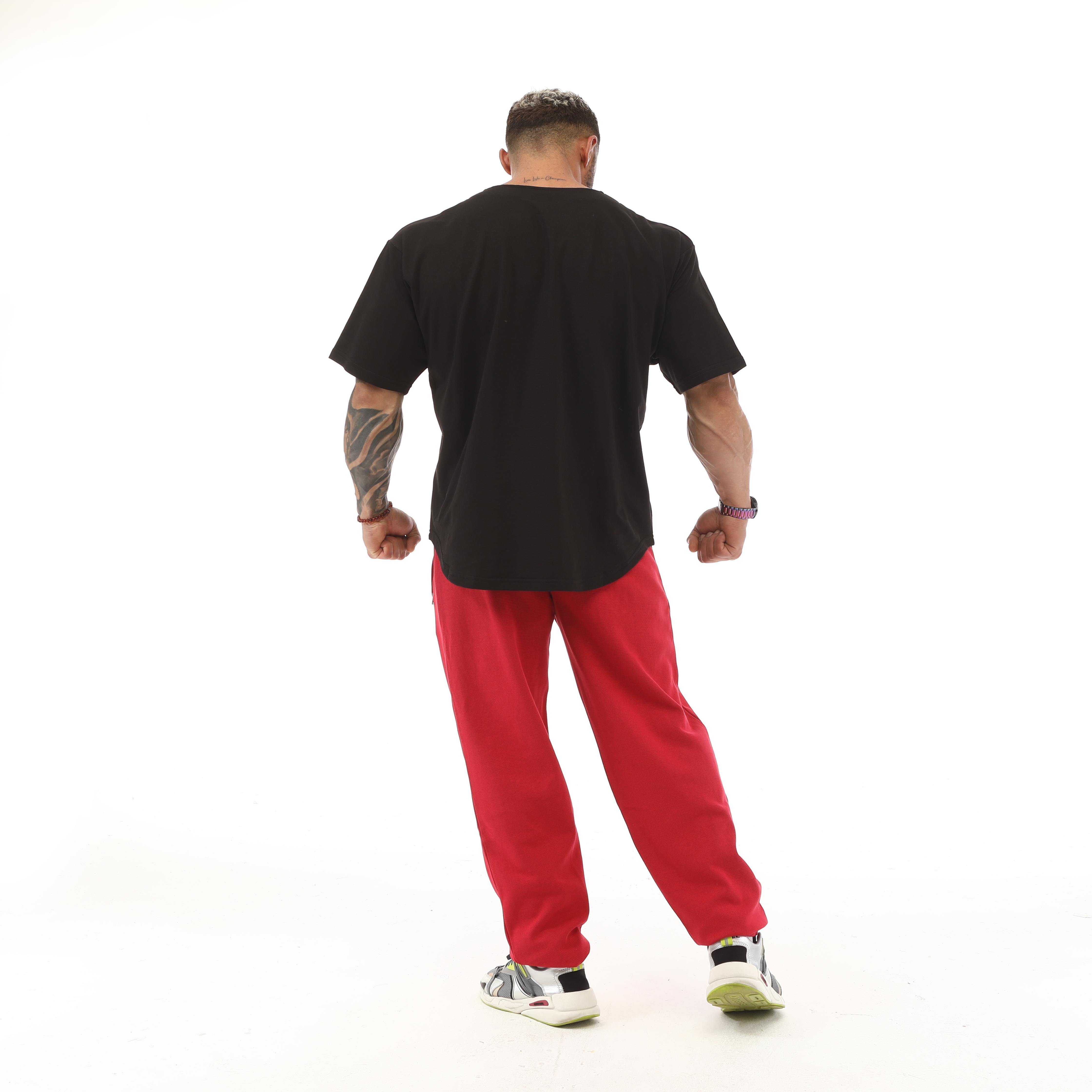 Oversize Pamuklu Spor T-shirt Big Sam 3232