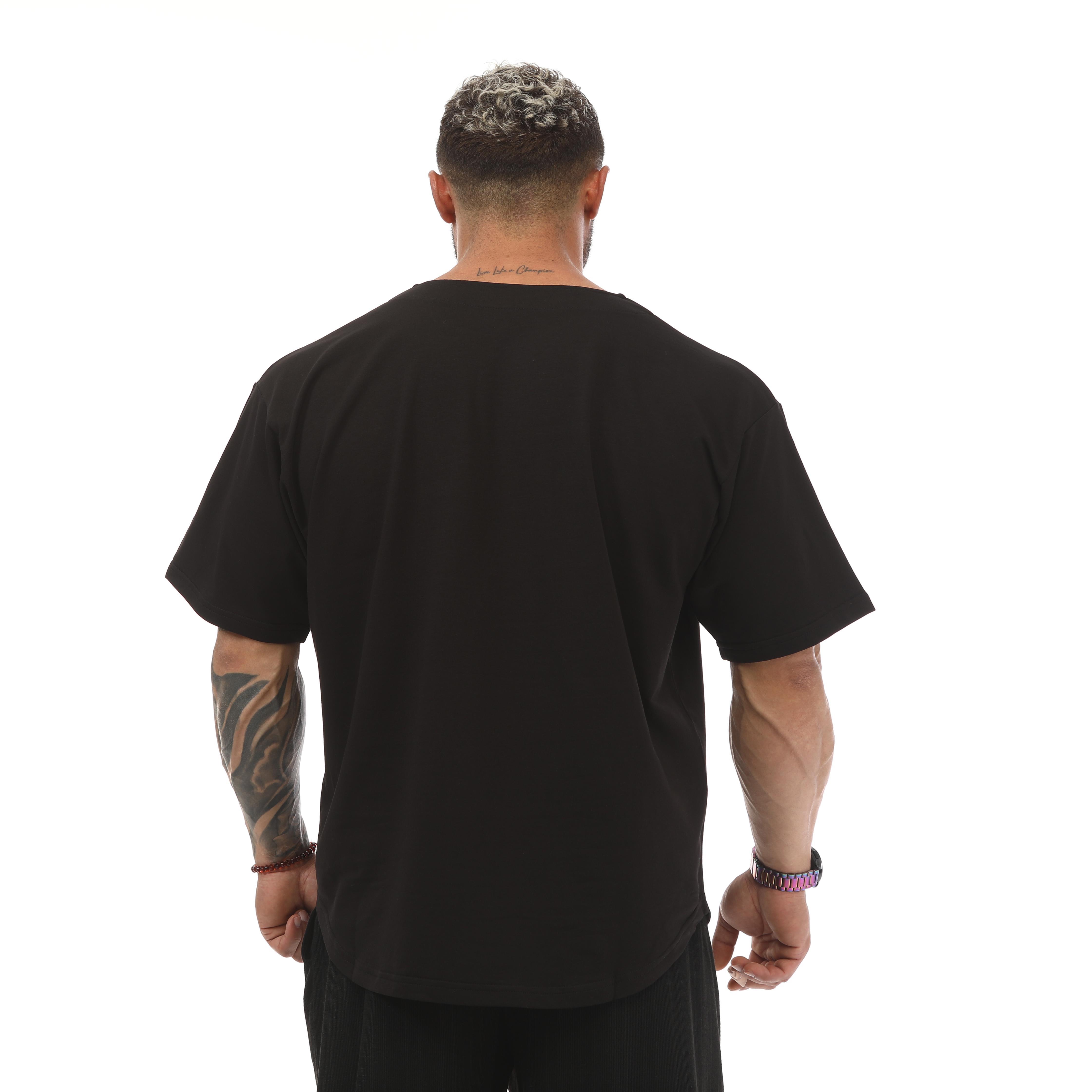 Oversize Pamuklu Spor T-shirt Big Sam 3233