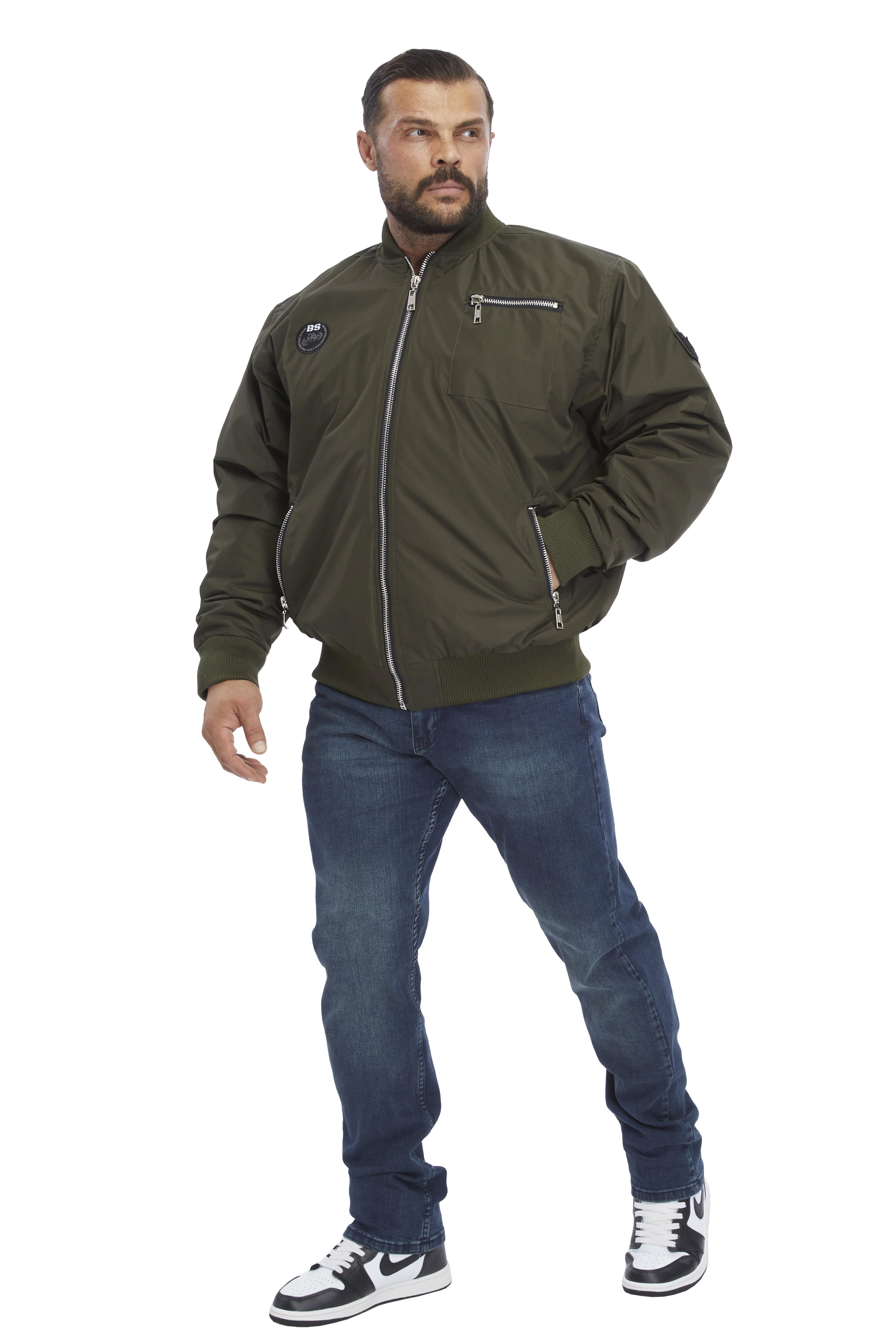 Oversize Pilot Mont Su Geçirmez Bomber Ceket BGSM 4084