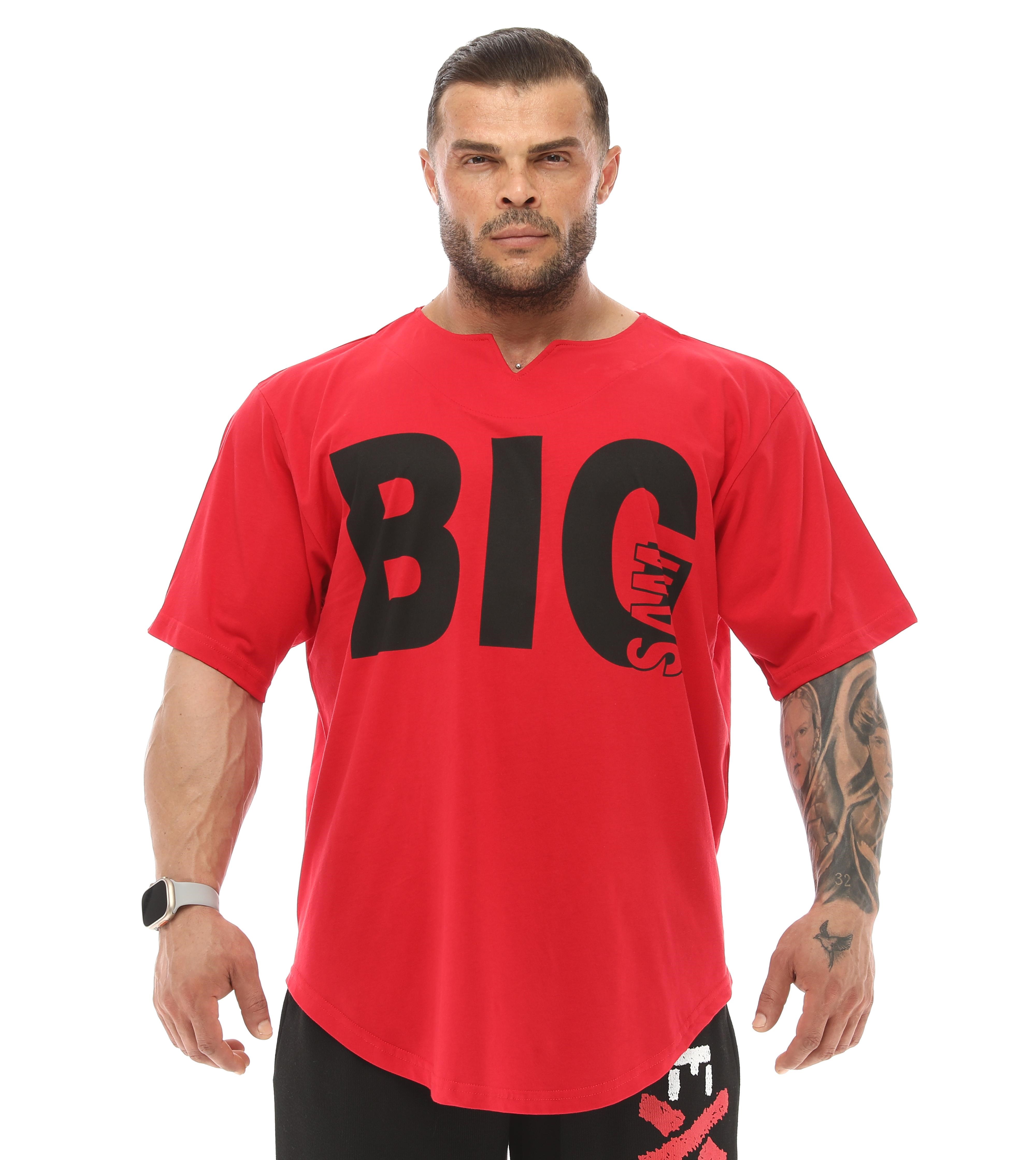 Oversize Rag Top Antrenman Tişörtü Big Sam 3341
