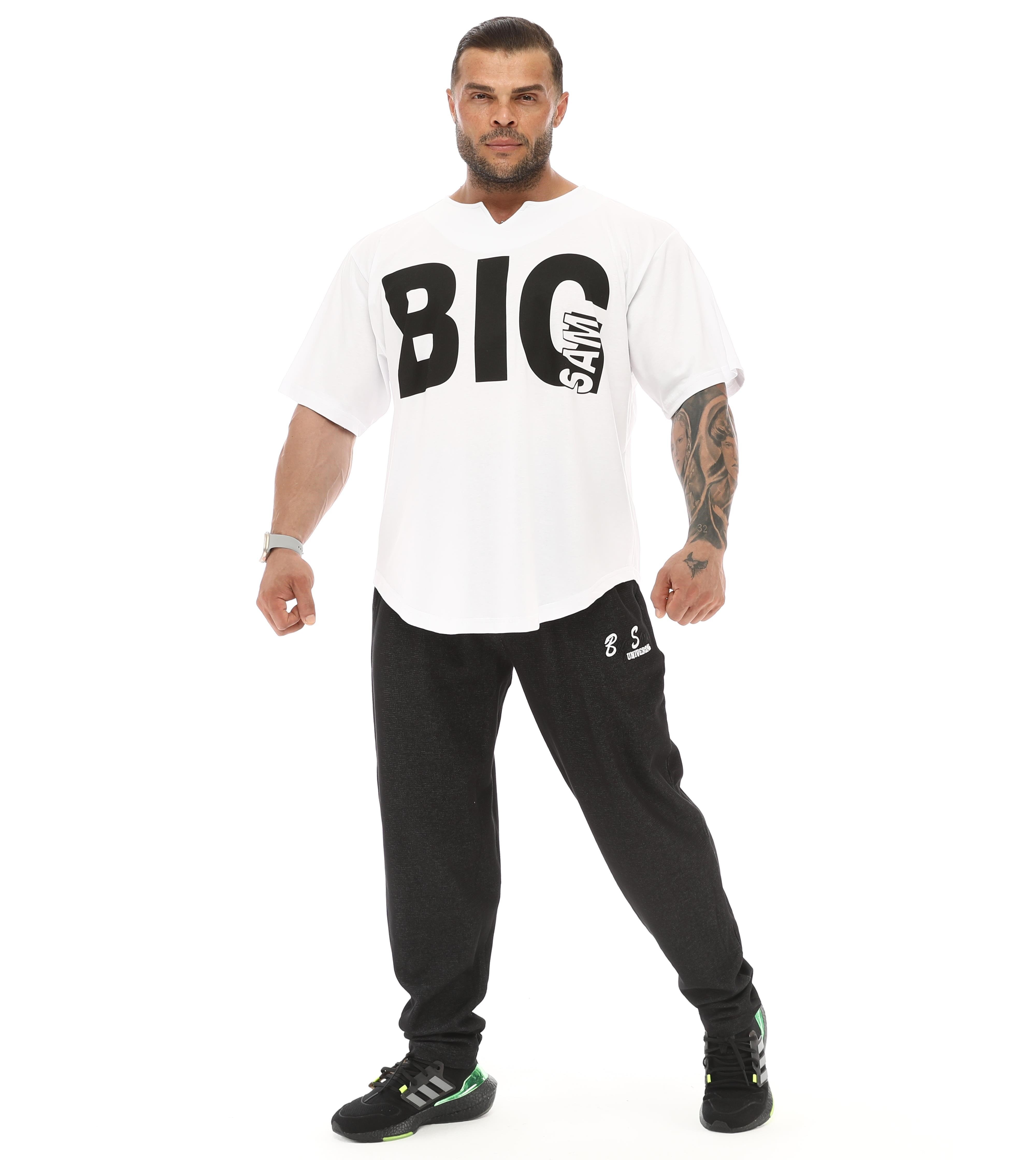 Oversize Rag Top Antrenman Tişörtü Big Sam 3341