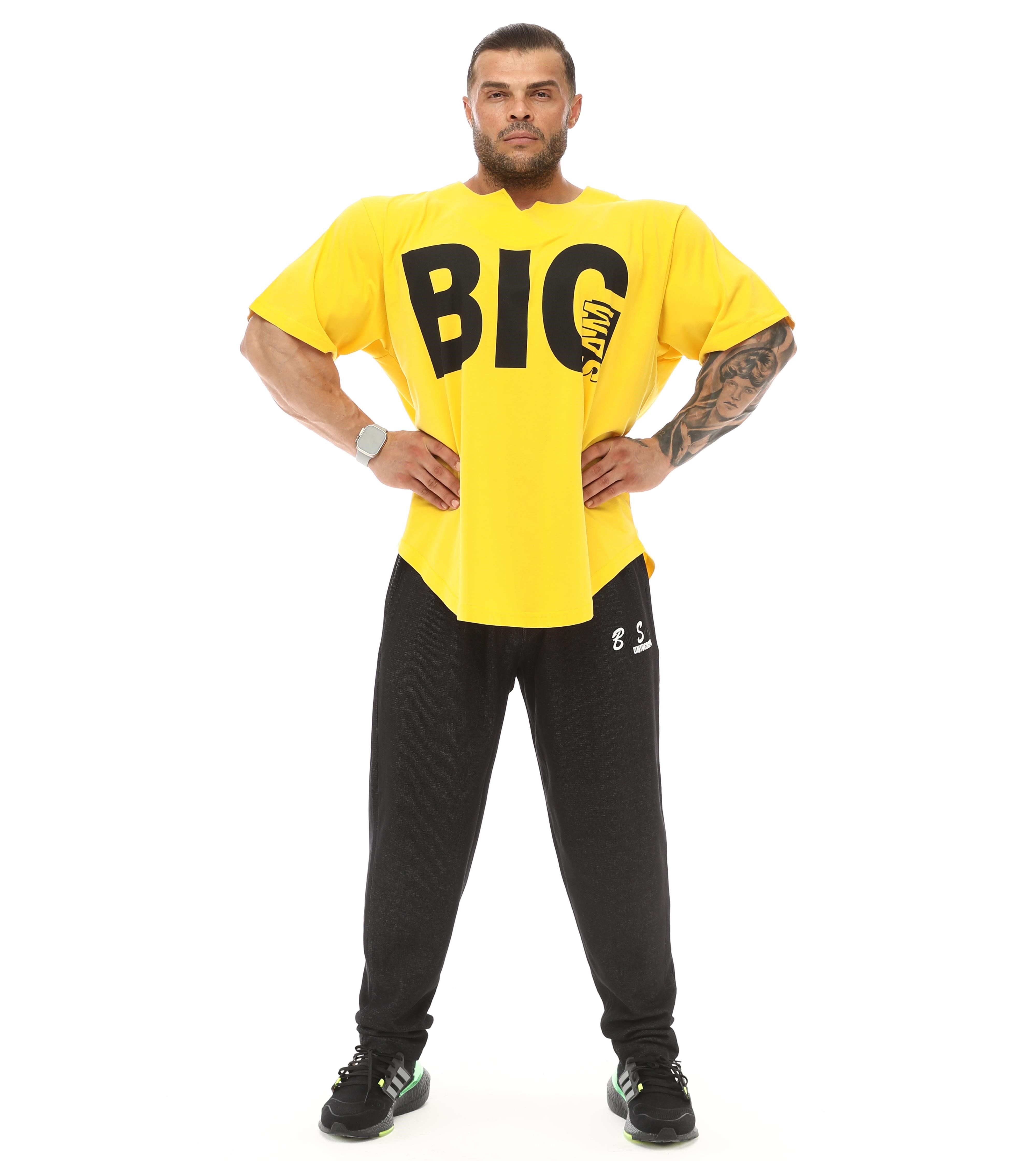 Oversize Rag Top Antrenman Tişörtü Big Sam 3341
