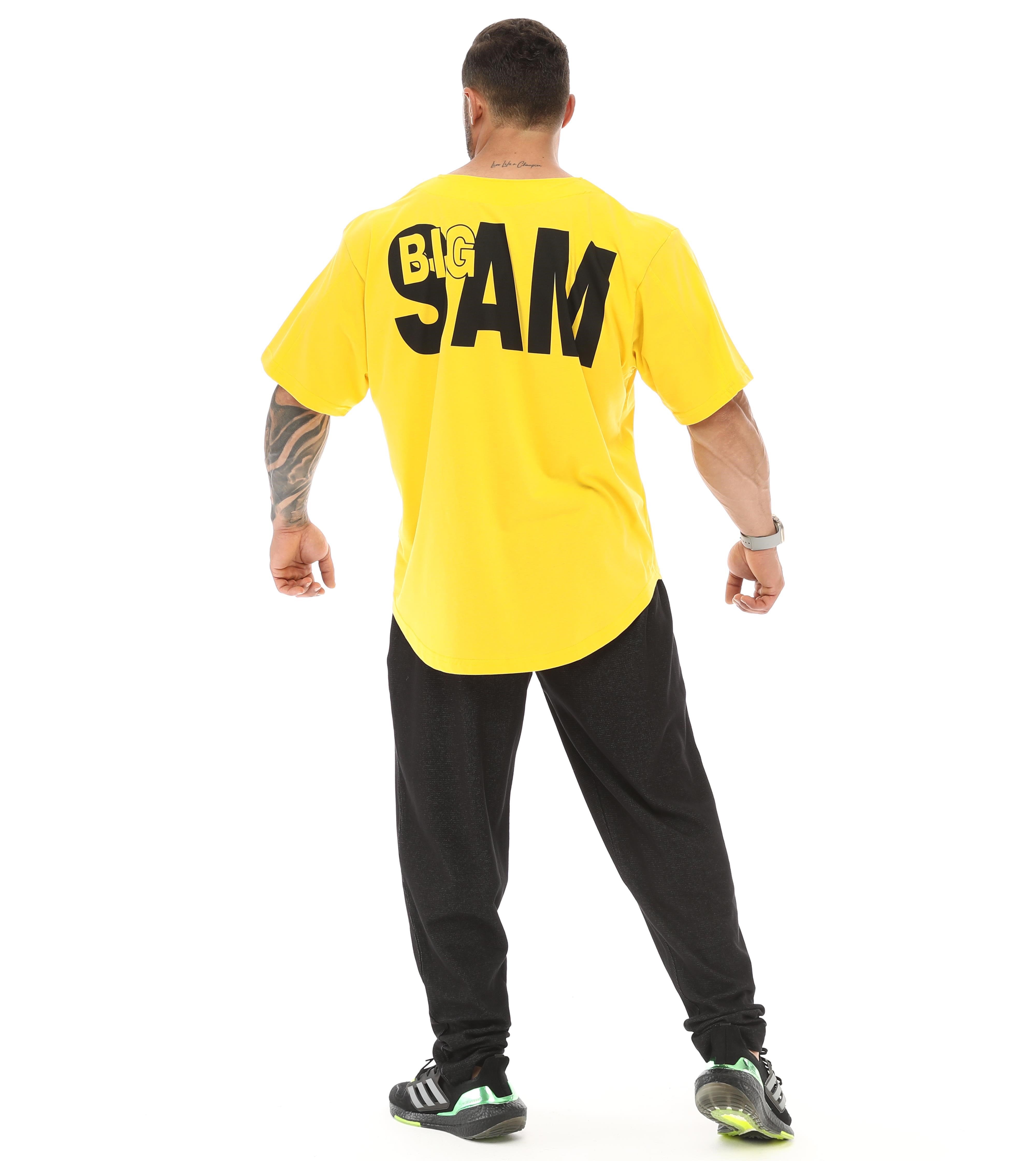 Oversize Rag Top Antrenman Tişörtü Big Sam 3341