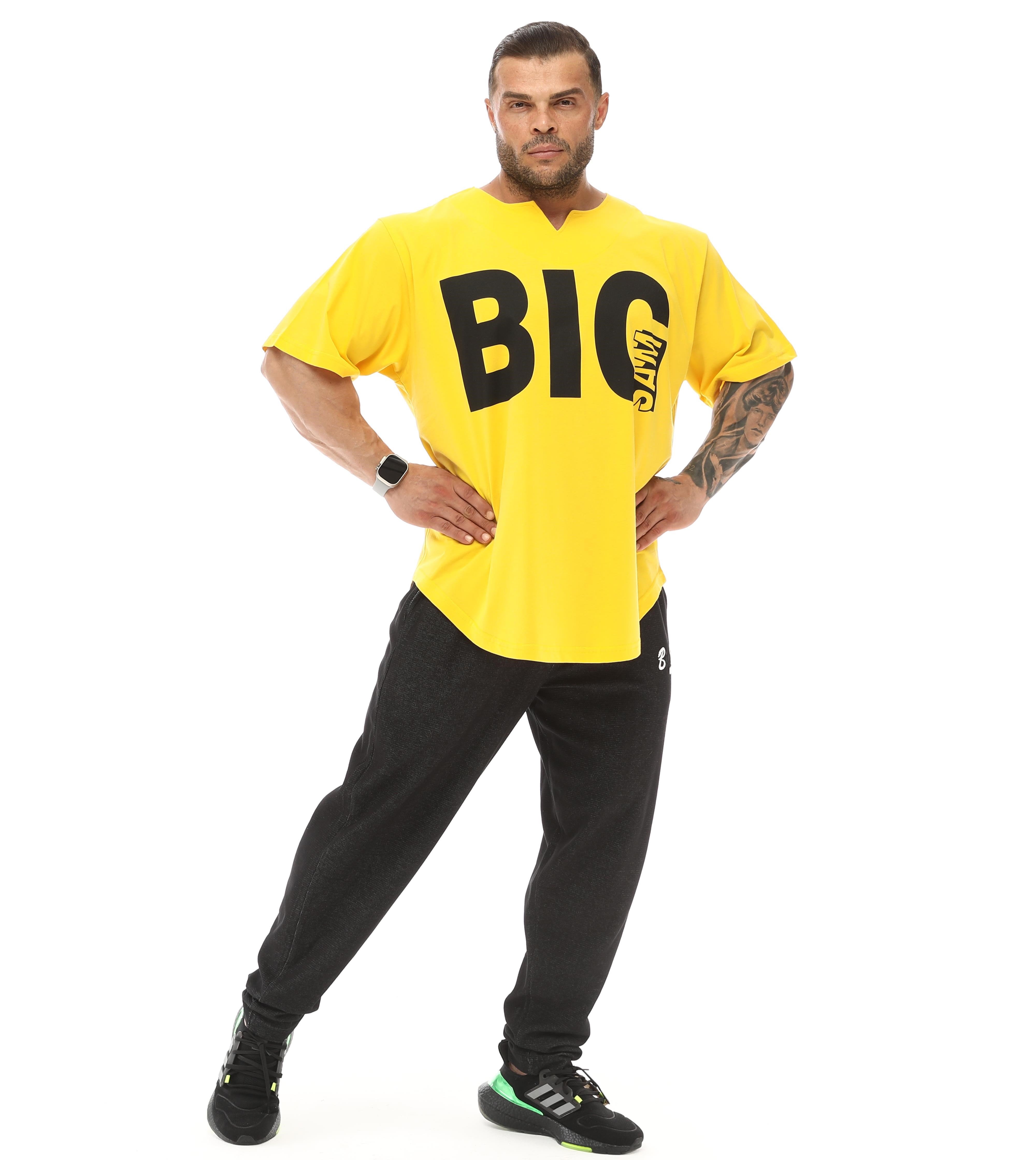 Oversize Rag Top Antrenman Tişörtü Big Sam 3341