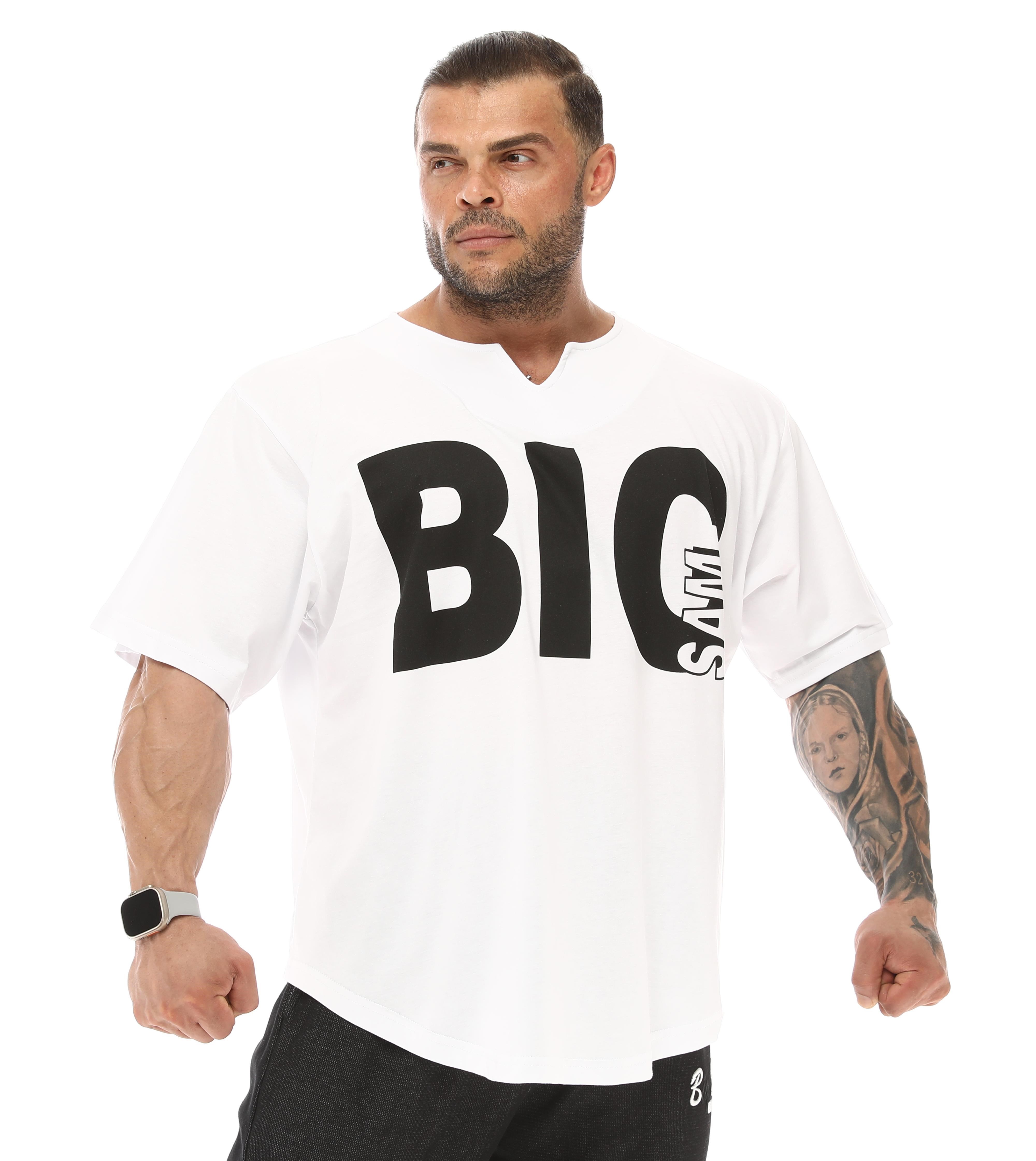 Oversize Rag Top Antrenman Tişörtü Big Sam 3341