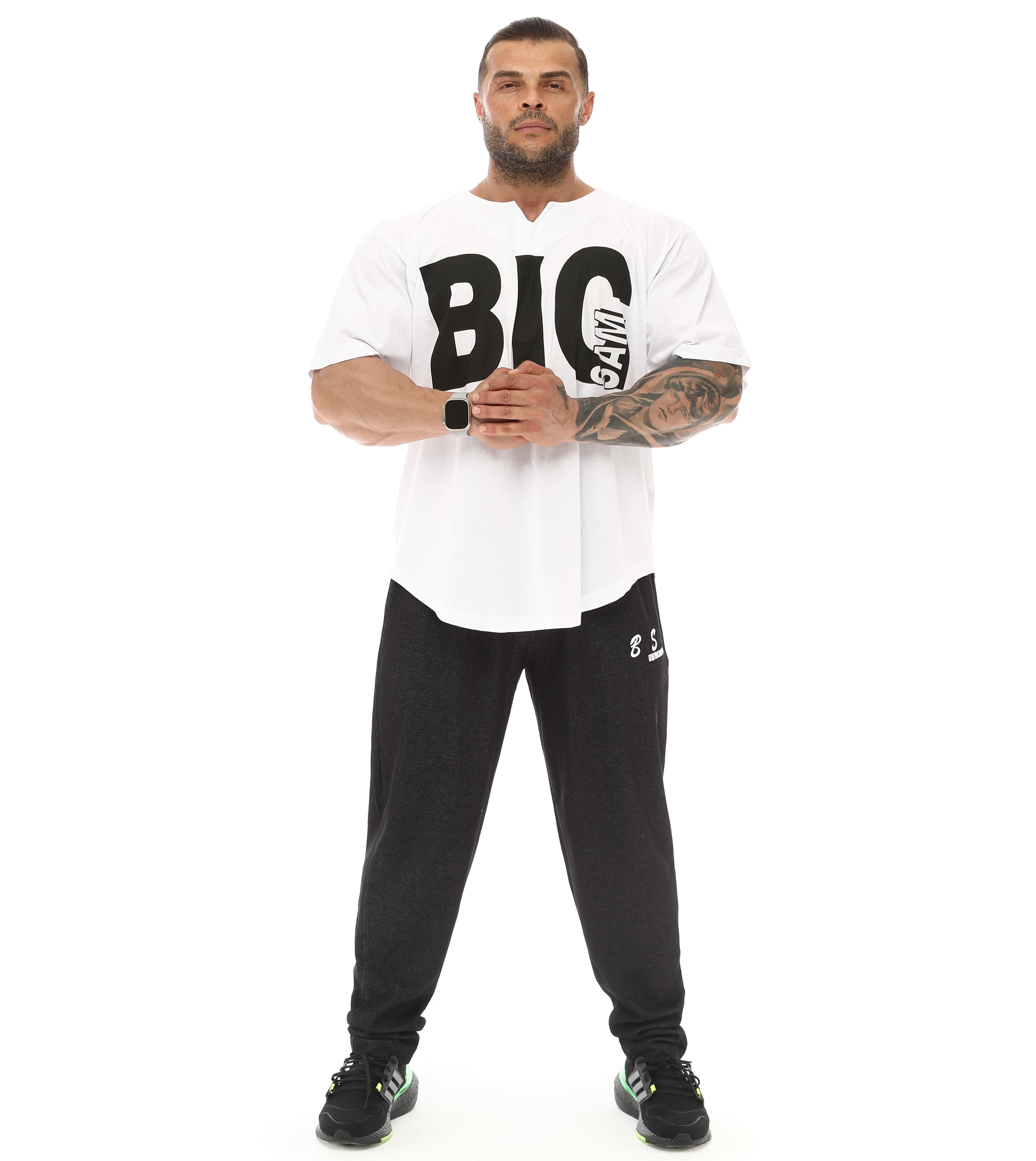 Oversize Rag Top Antrenman Tişörtü Big Sam 3341