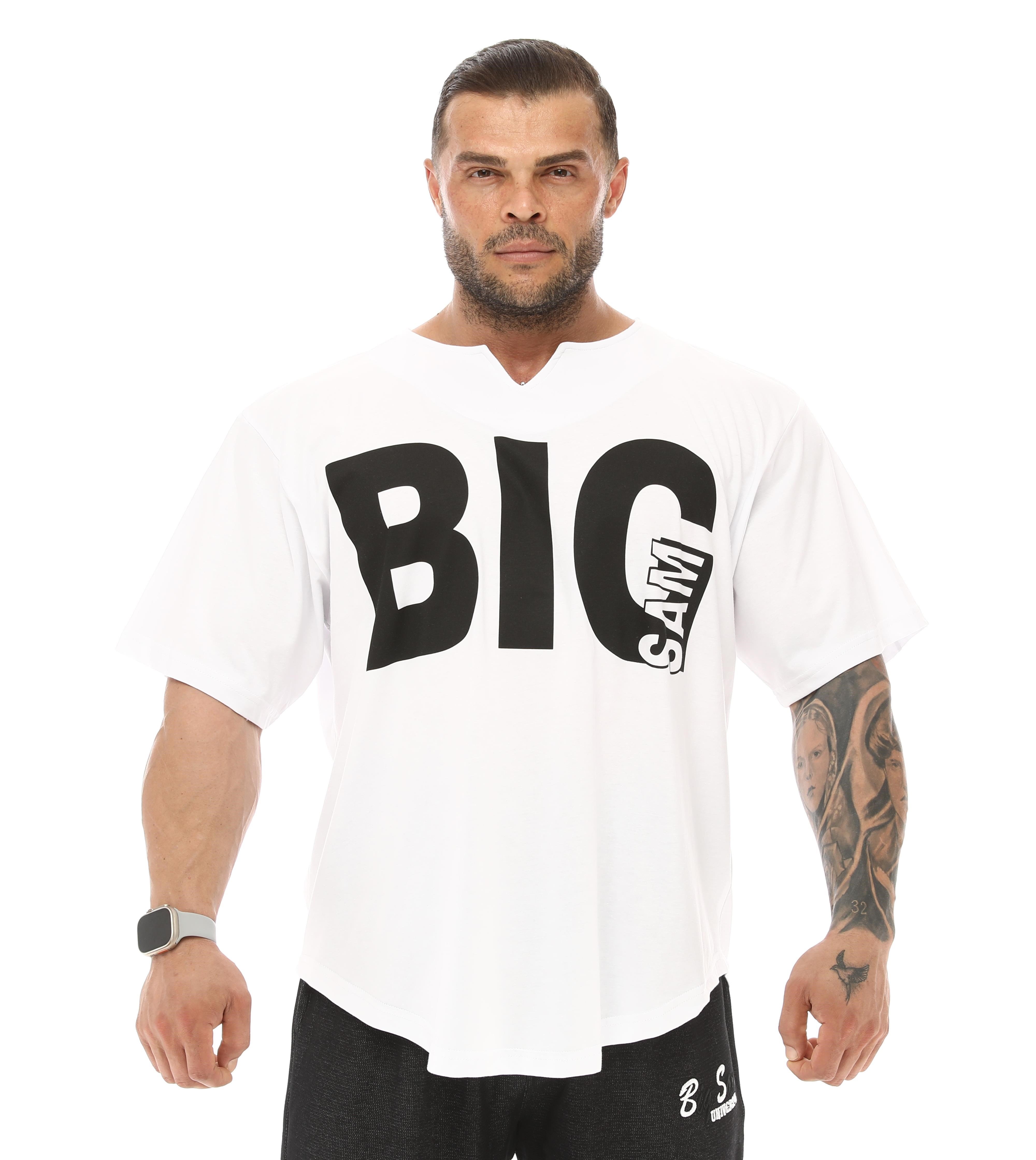 Oversize Rag Top Antrenman Tişörtü Big Sam 3341