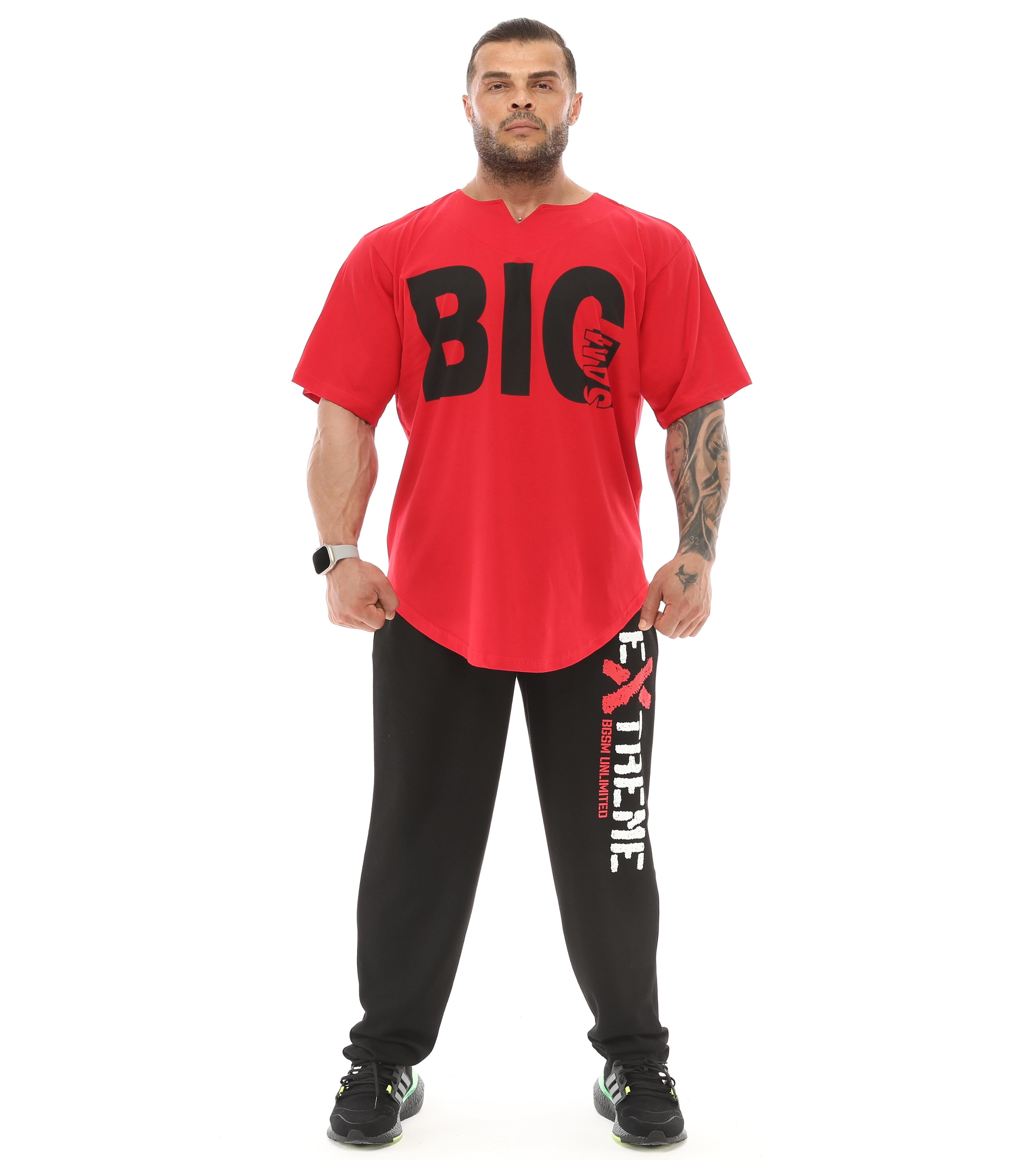 Oversize Rag Top Antrenman Tişörtü Big Sam 3341