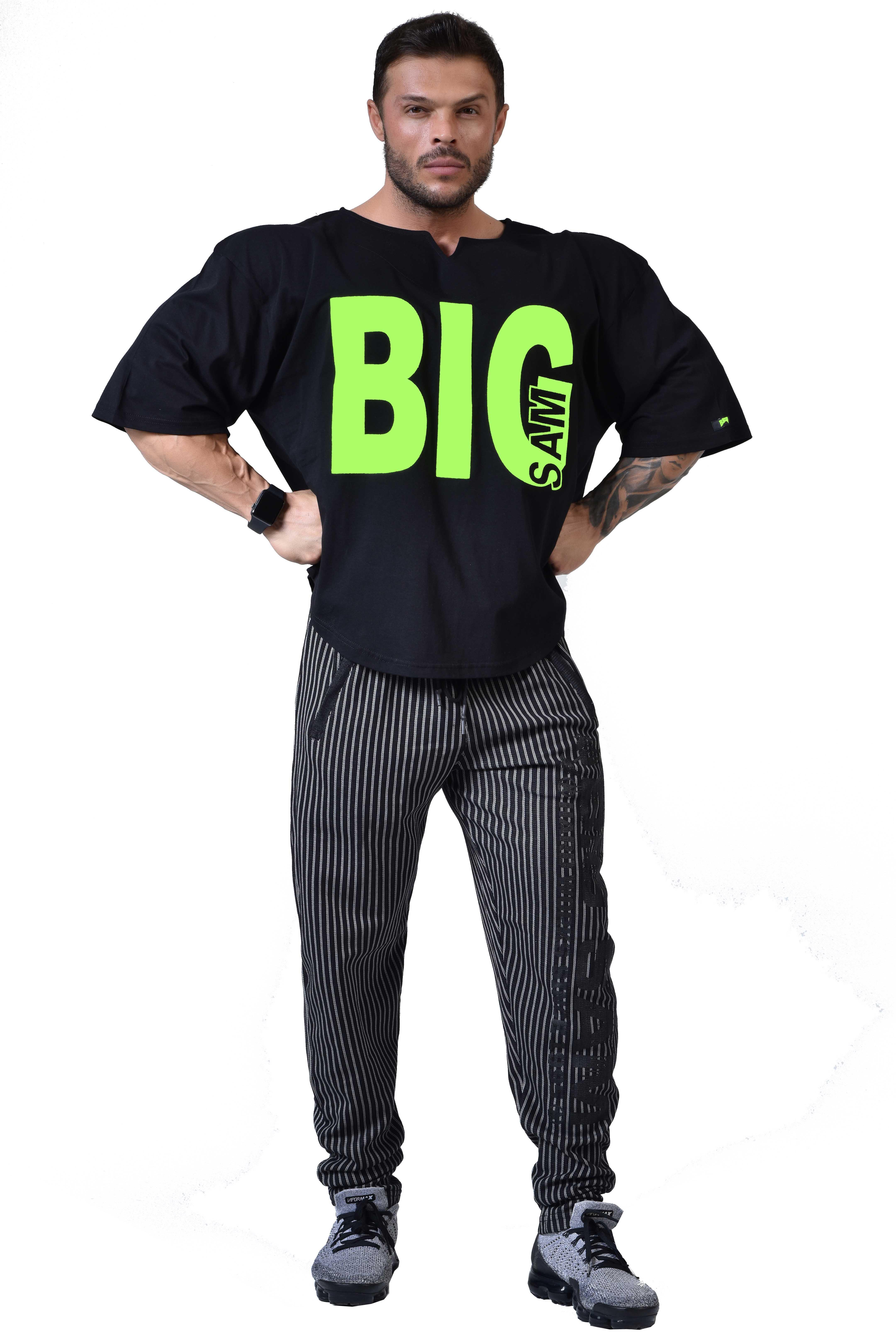 Oversize Rag Top Vücut Geliştirme T-shirt Big Sam 3191