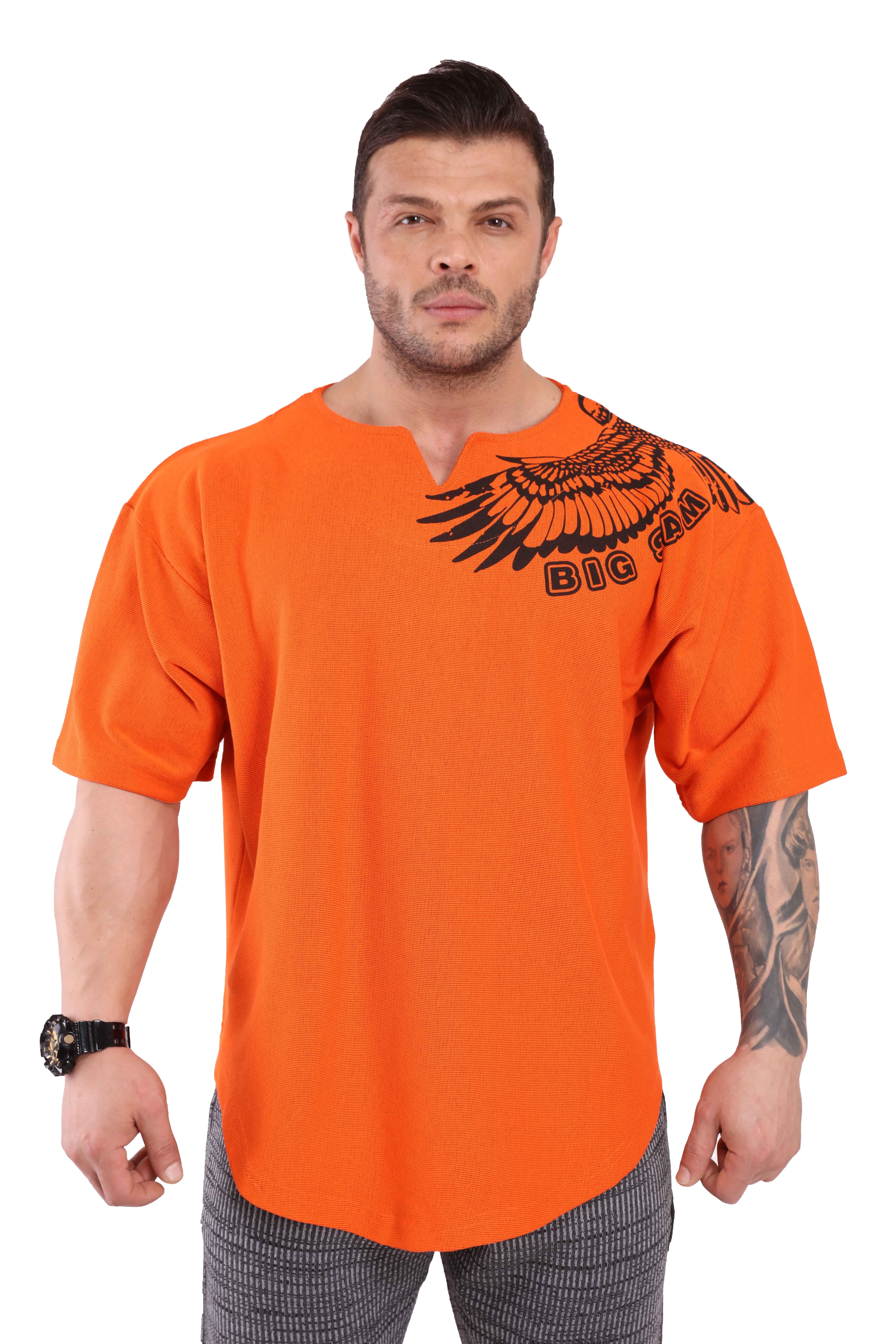 Oversize T-shirt Geniş Kesim Pamuklu Rag Top Big Sam 3242