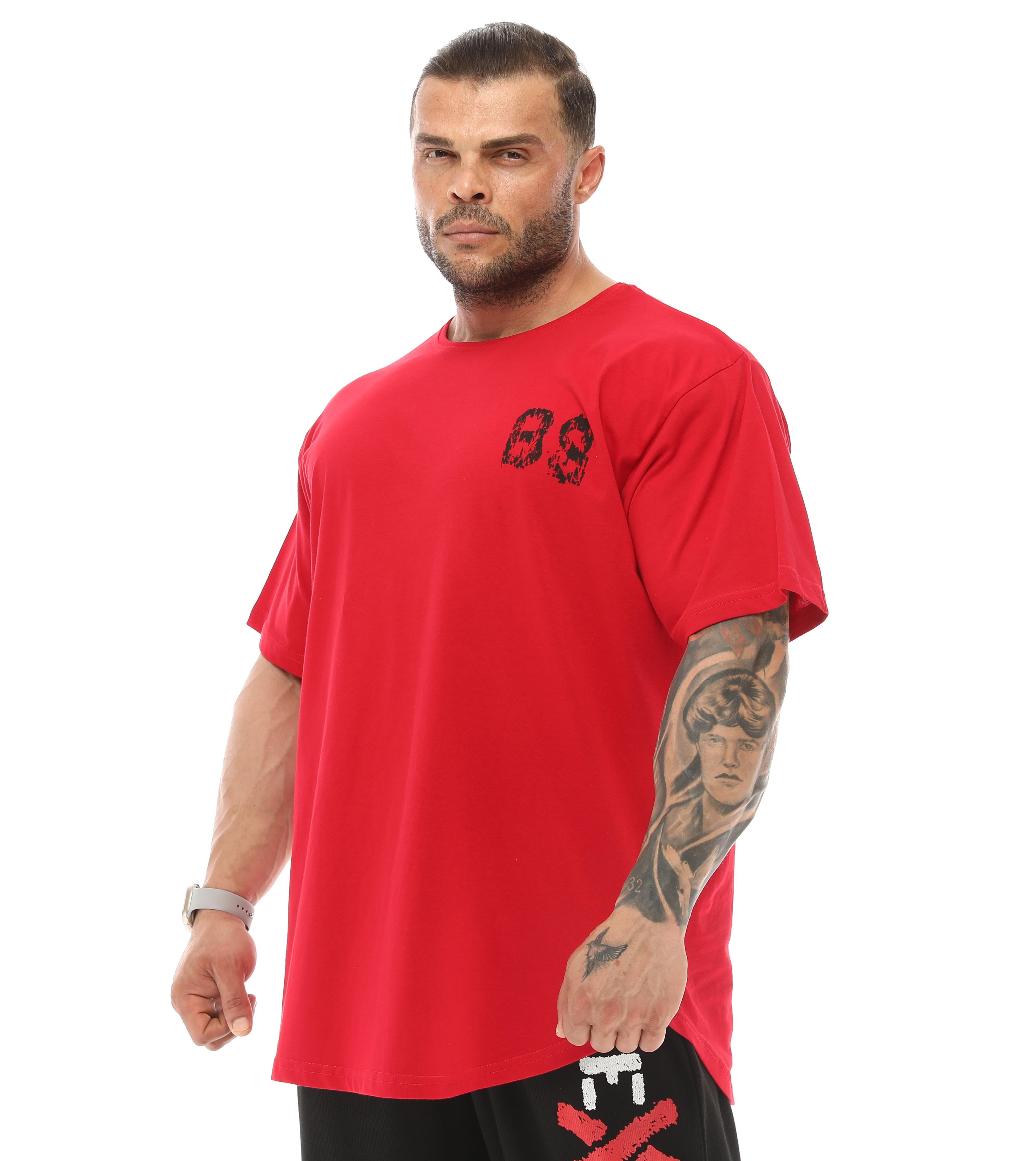 Oversize T-shirt Rag Top Antrenman Üstü Big Sam 3340