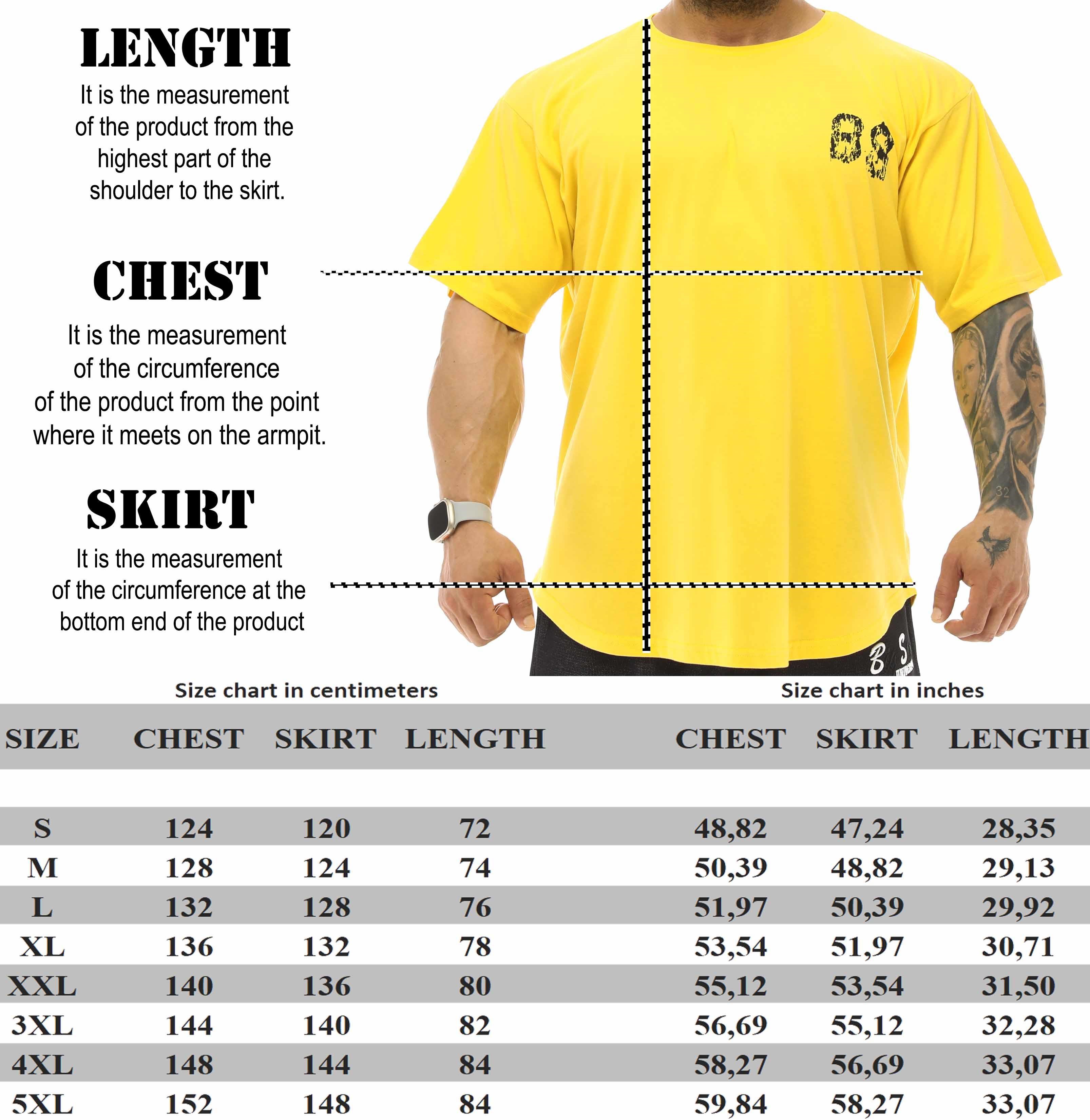 Oversize T-shirt Rag Top Antrenman Üstü Big Sam 3340