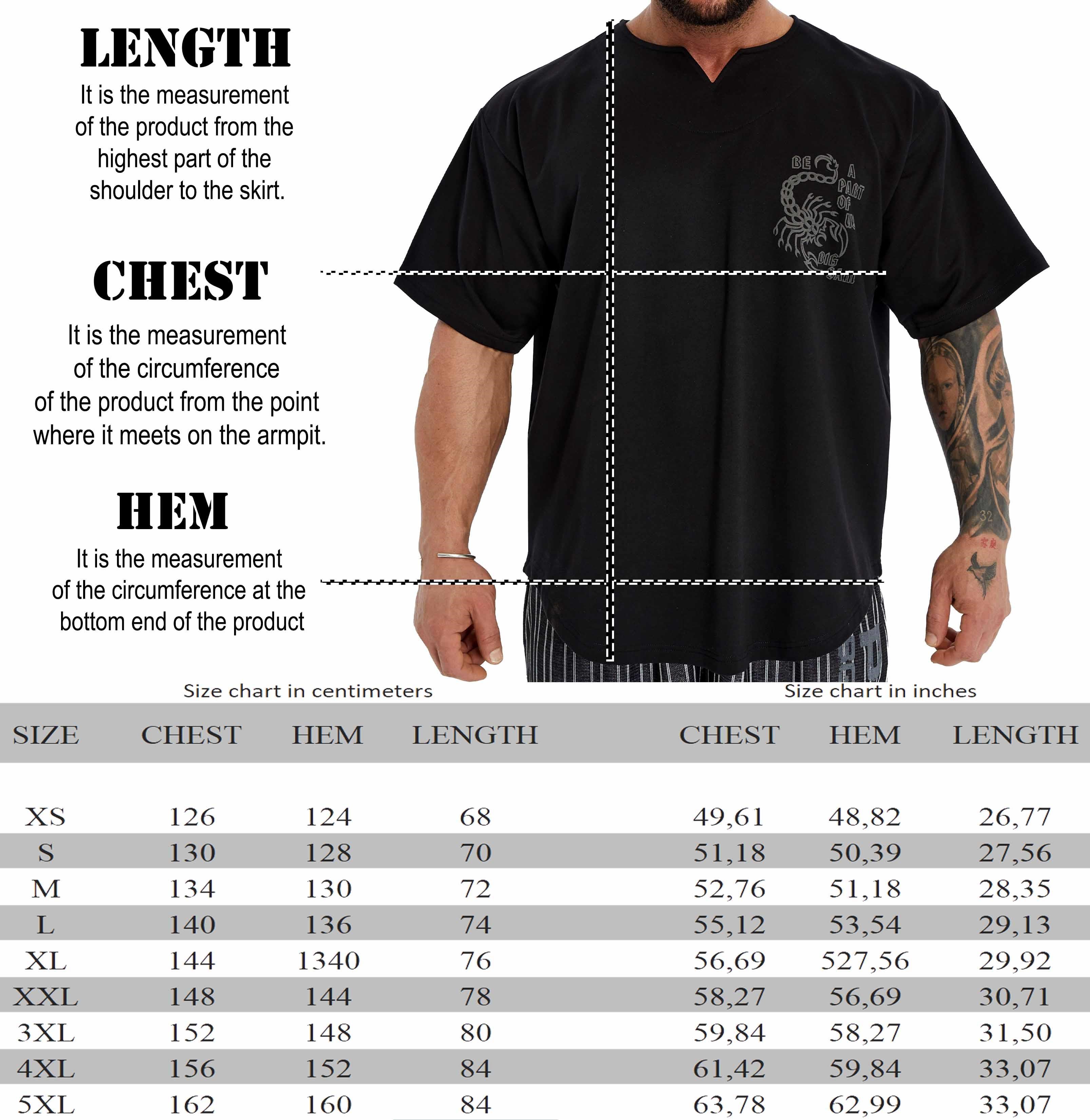OversizeT-shirt Scorpion Rag Top Big Sam 3381