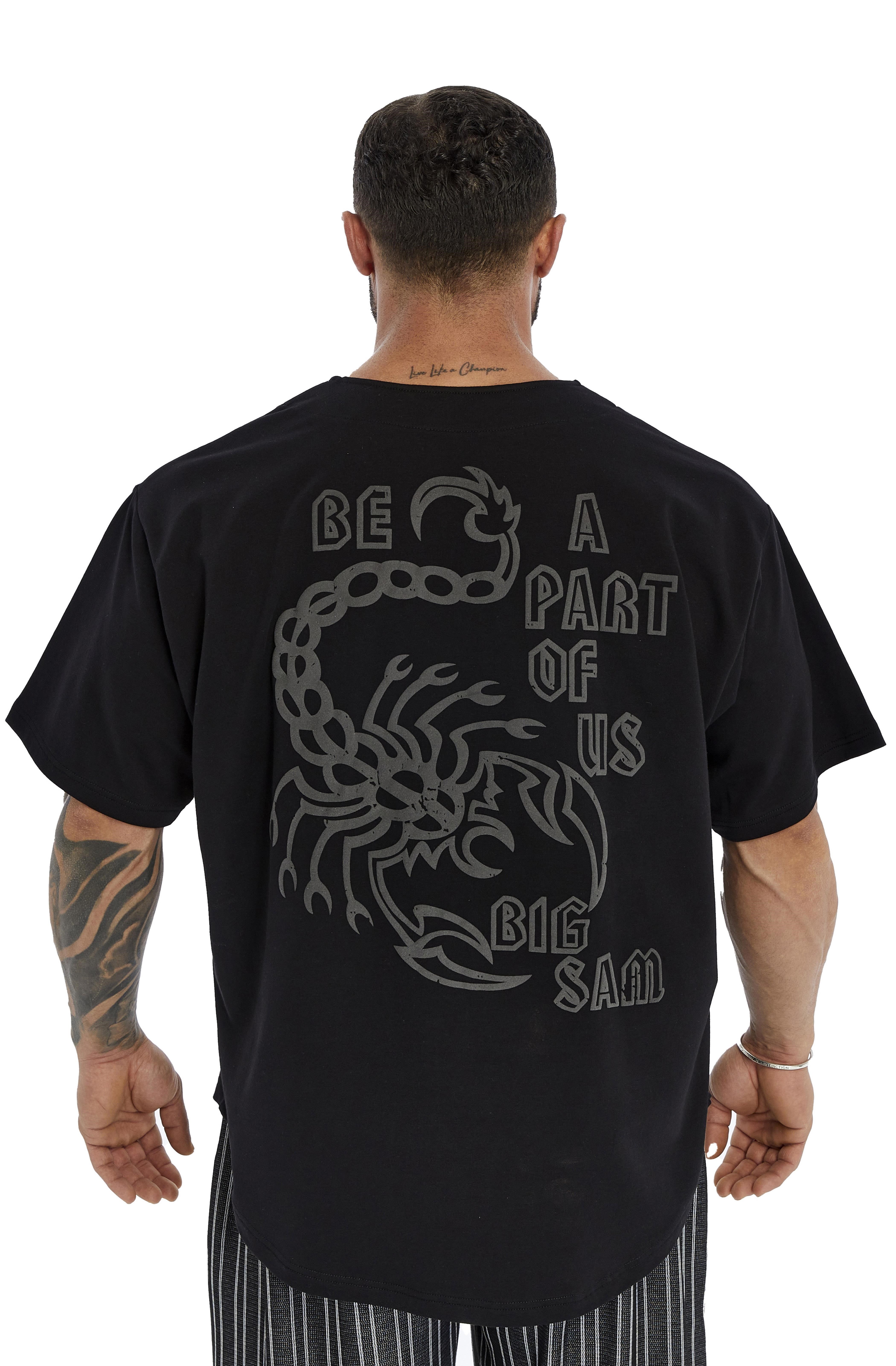 OversizeT-shirt Scorpion Rag Top Big Sam 3381