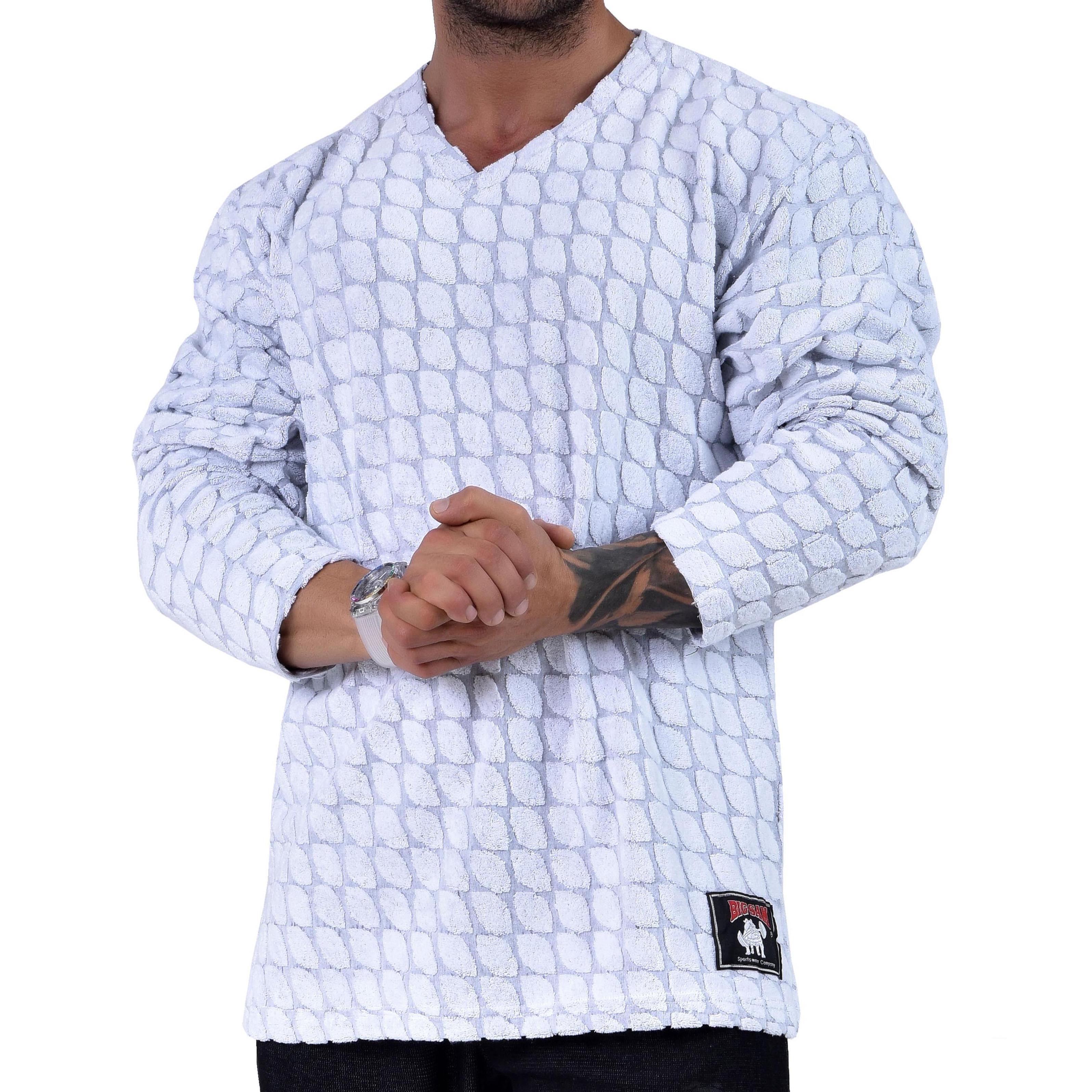 Pamuklu Kışlık Havlu Sweatshirt Big Sam 4591