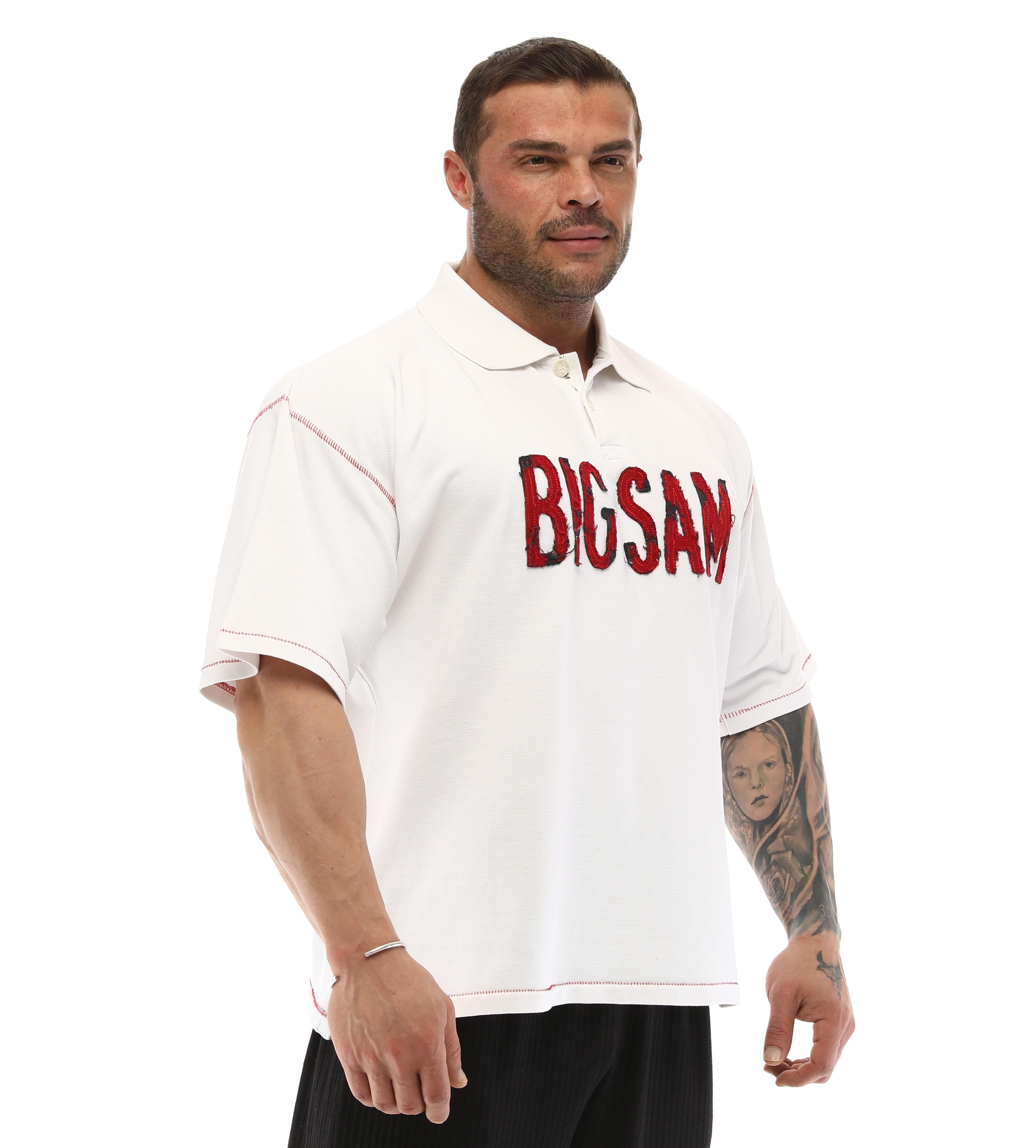 Polo Yaka Pamuklu Tişört Big Sam 2613