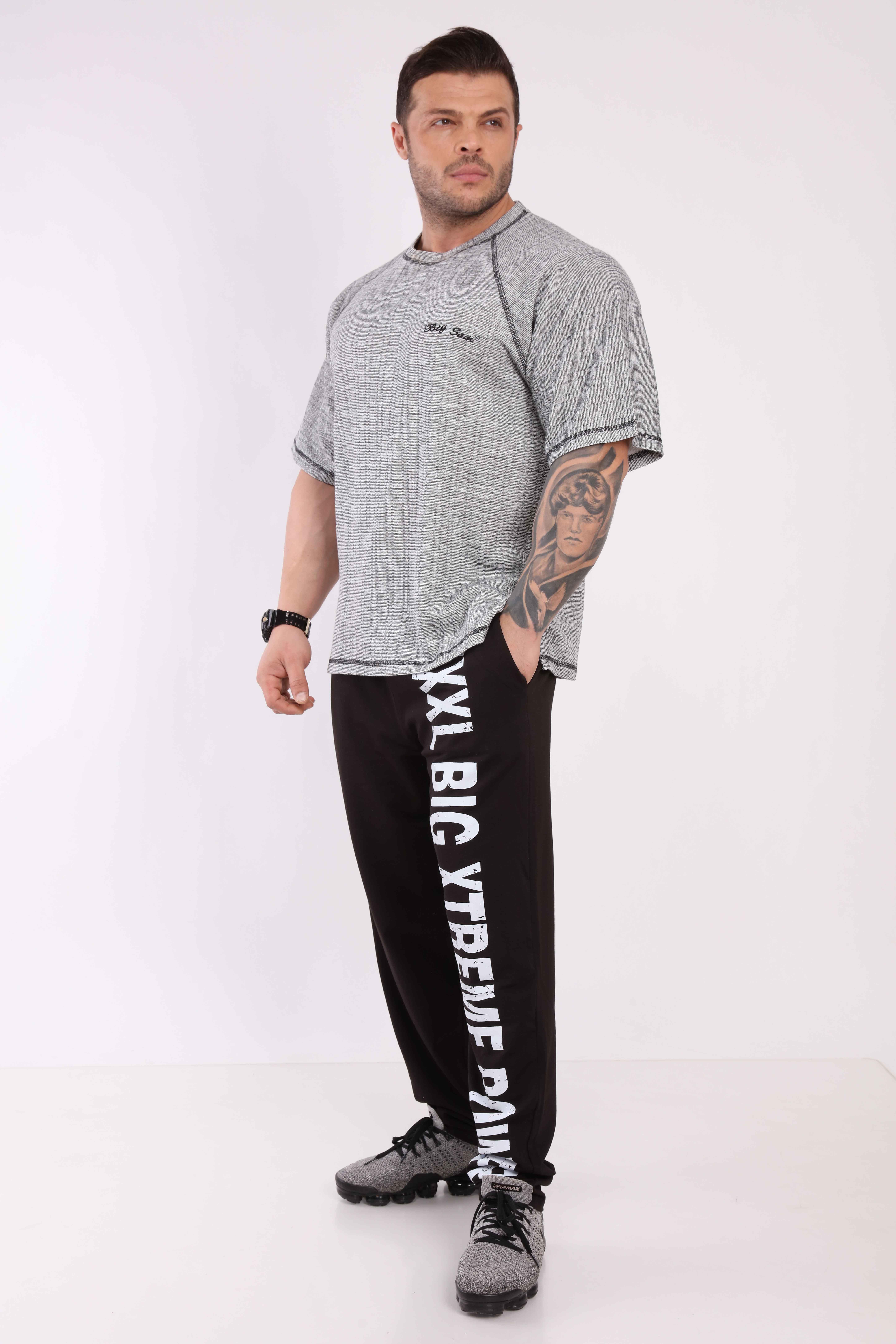 Reglan Kol Pamuklu T-shirt Big Sam 3077