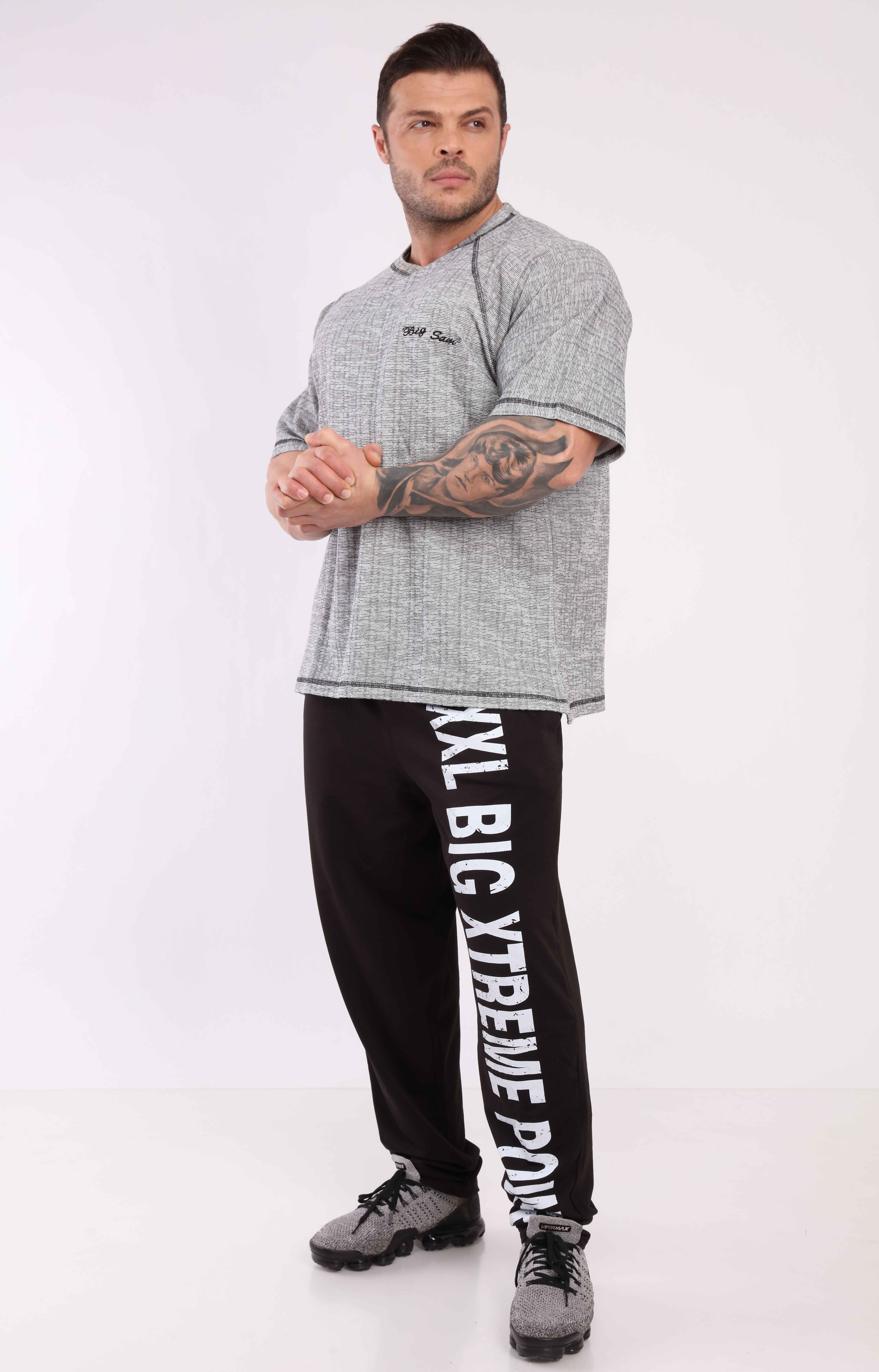 Reglan Kol Pamuklu T-shirt Big Sam 3077
