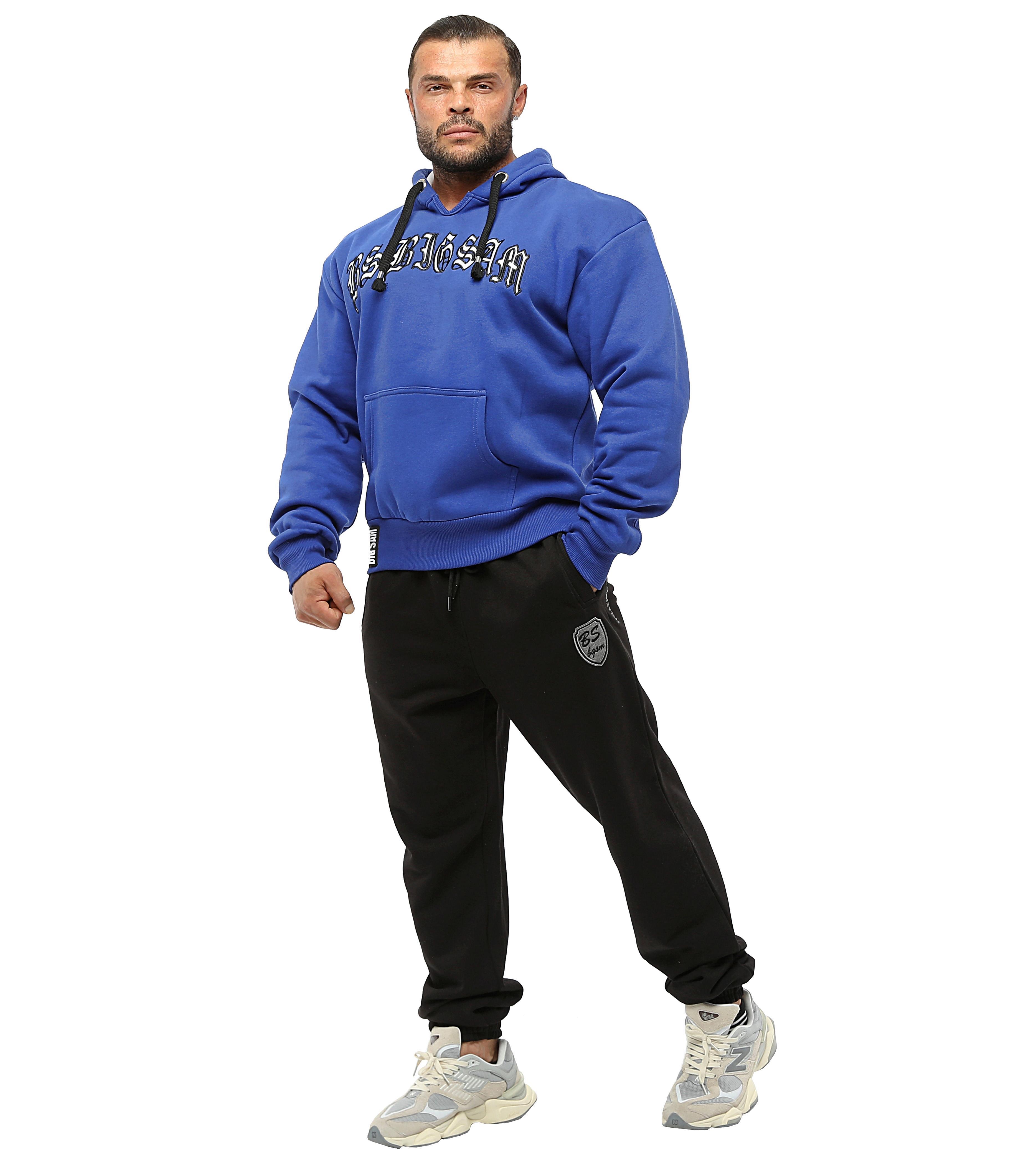 Saks Mavi Kapşonlu Sweatshirt Big Sam 4682