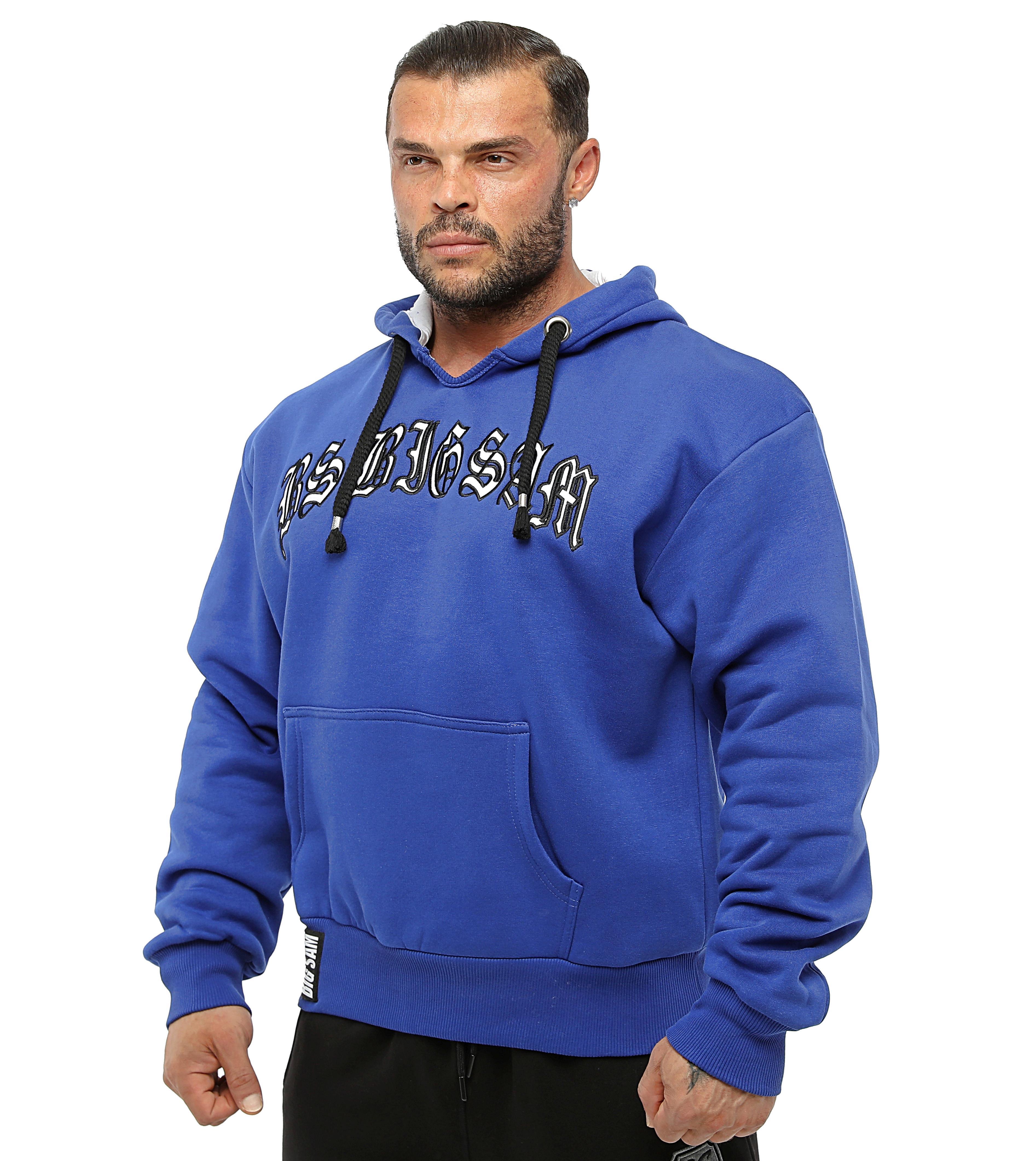 Saks Mavi Kapşonlu Sweatshirt Big Sam 4682