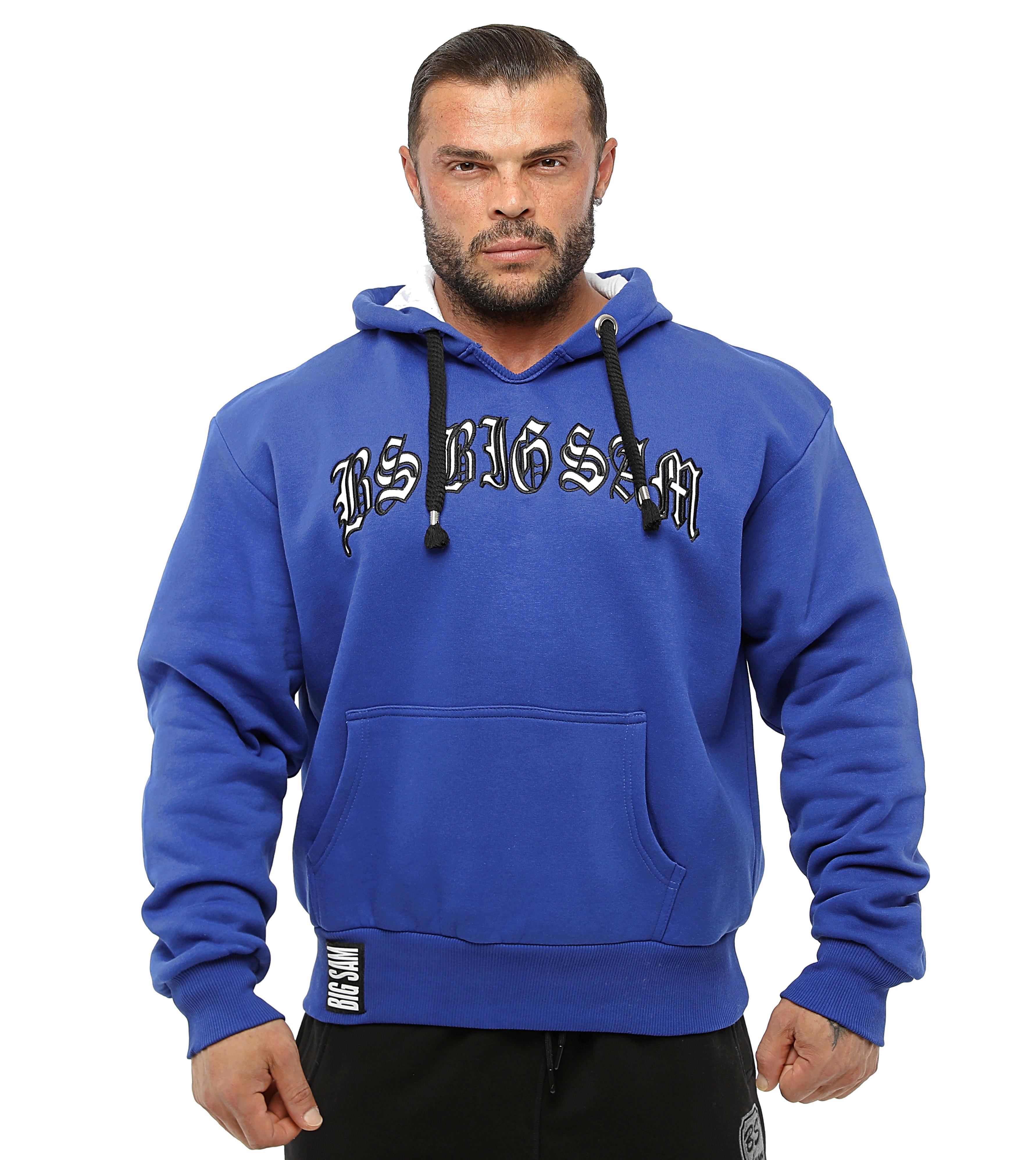 Saks Mavi Kapşonlu Sweatshirt Big Sam 4682