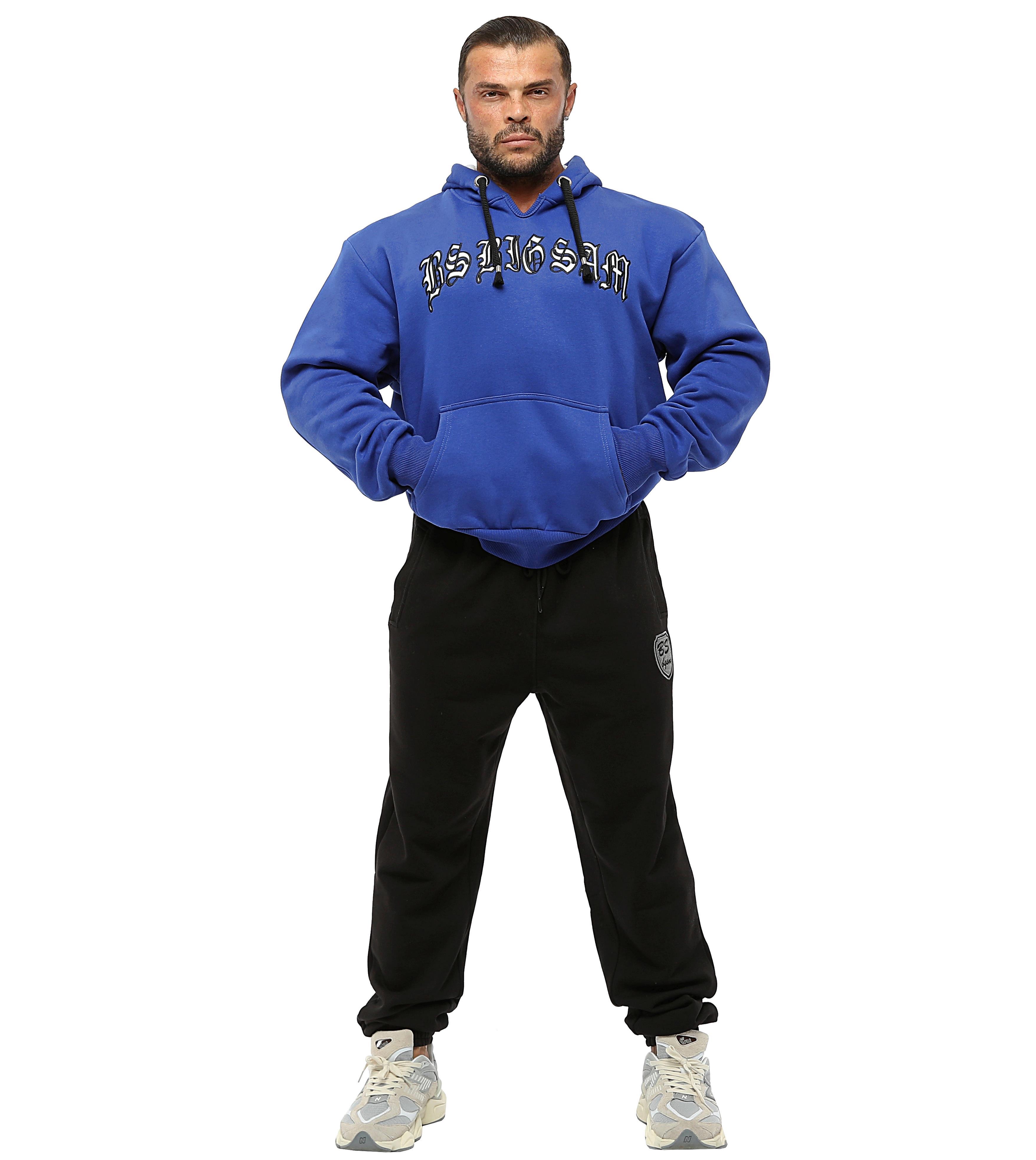 Saks Mavi Kapşonlu Sweatshirt Big Sam 4682