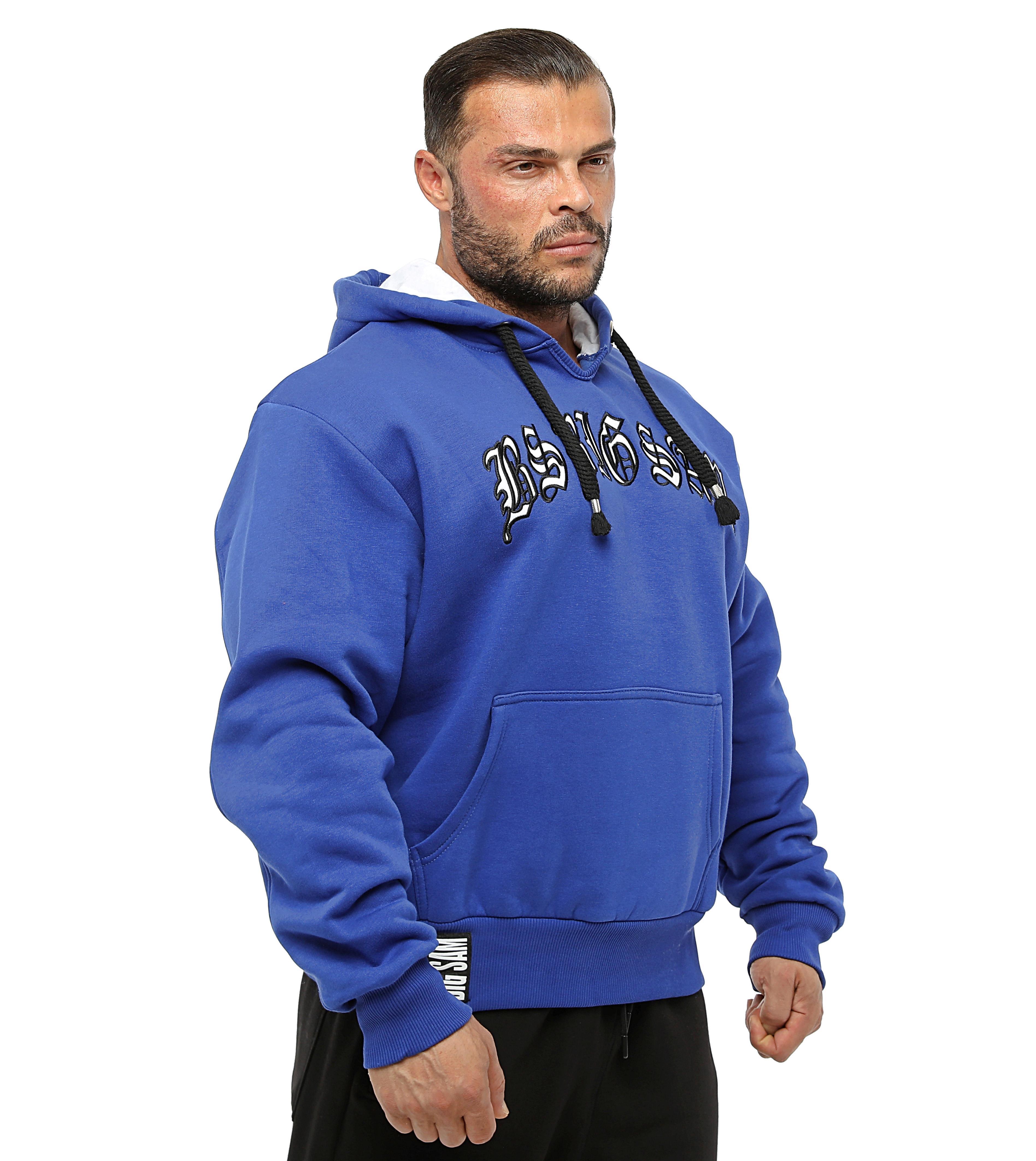 Saks Mavi Kapşonlu Sweatshirt Big Sam 4682