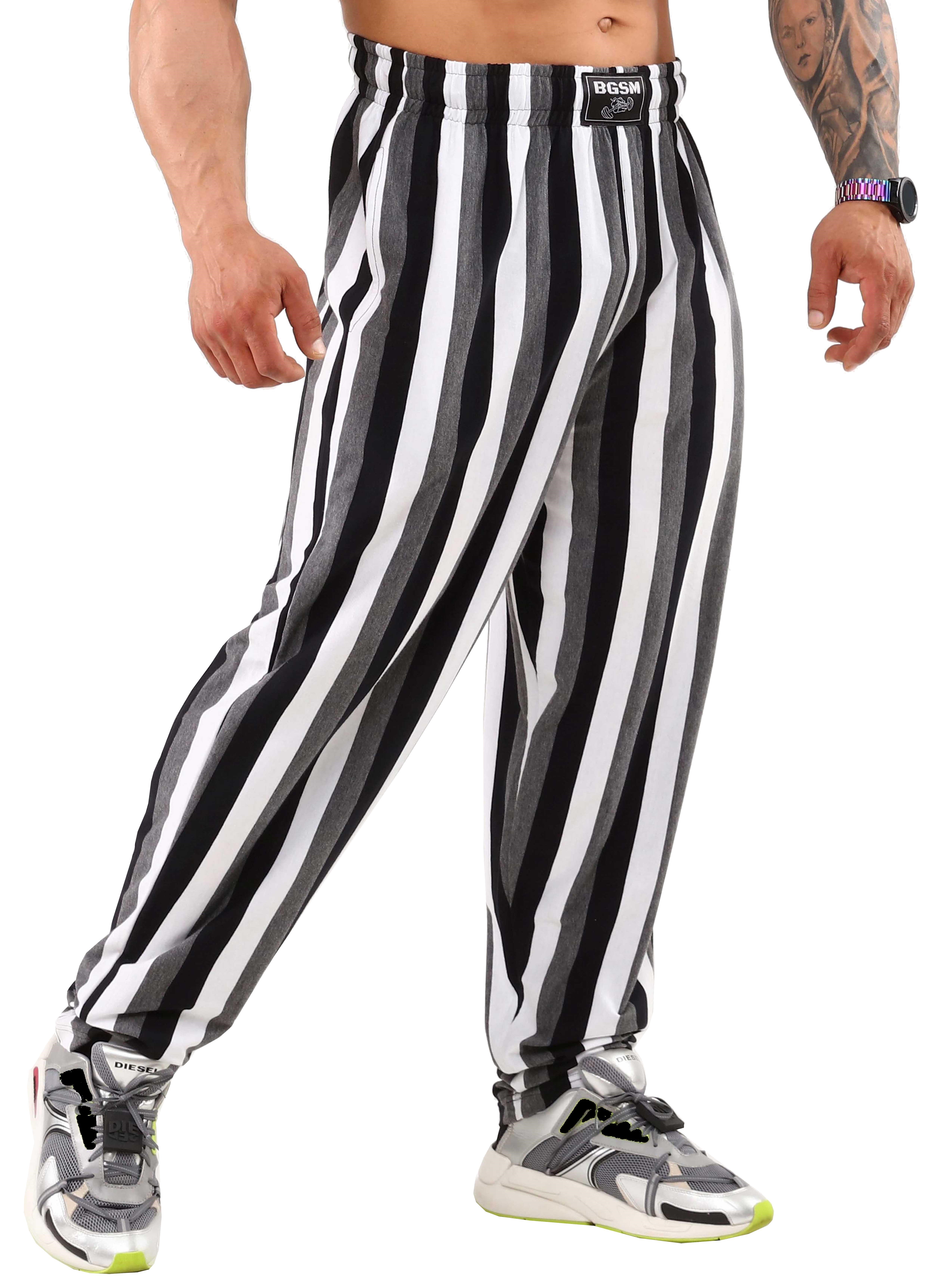 Şalvar Kesim Eşofman Altı Çizgili Body Pantolon BGSM PNT1340
