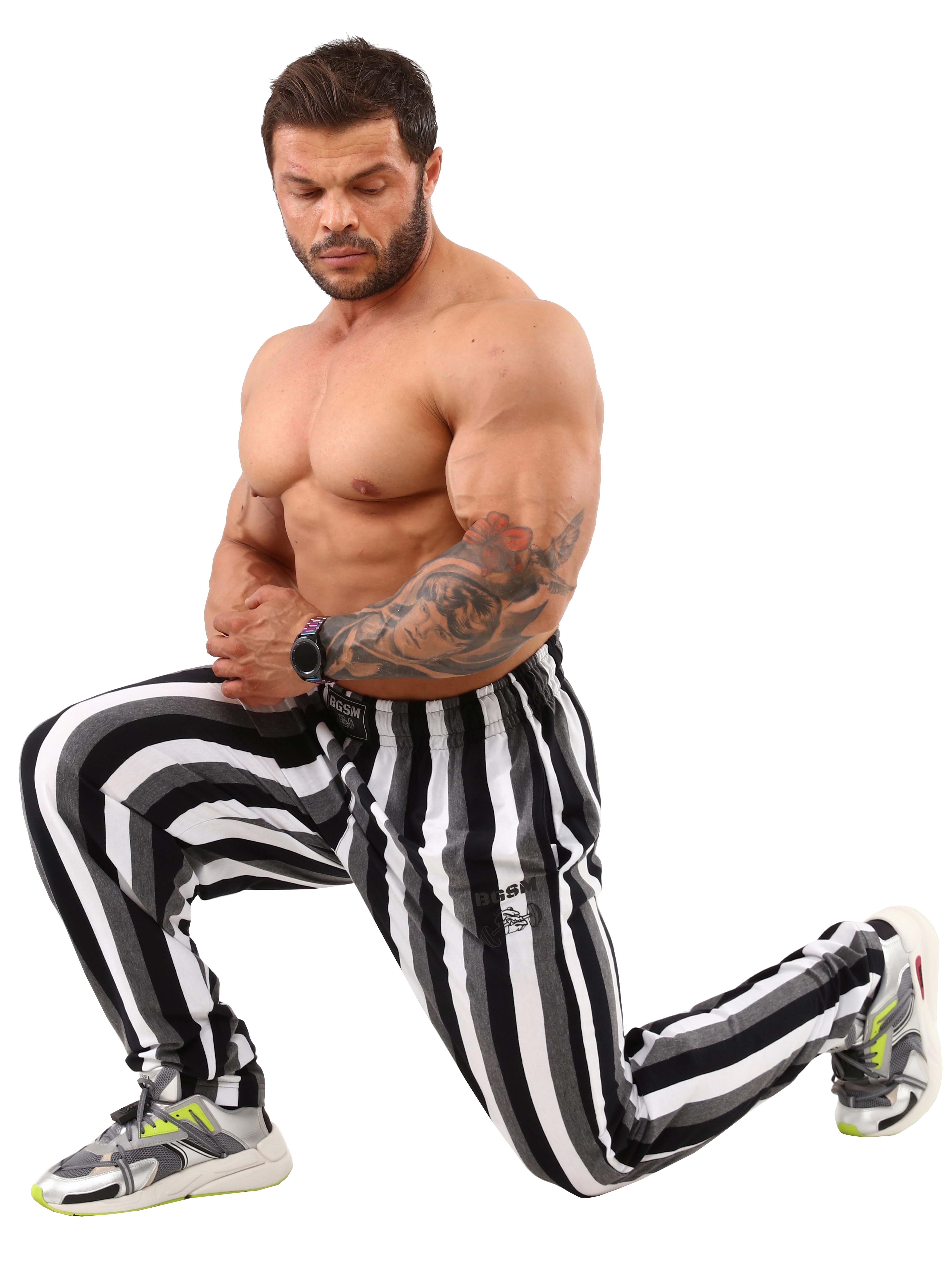 Şalvar Kesim Eşofman Altı Çizgili Body Pantolon BGSM PNT1340
