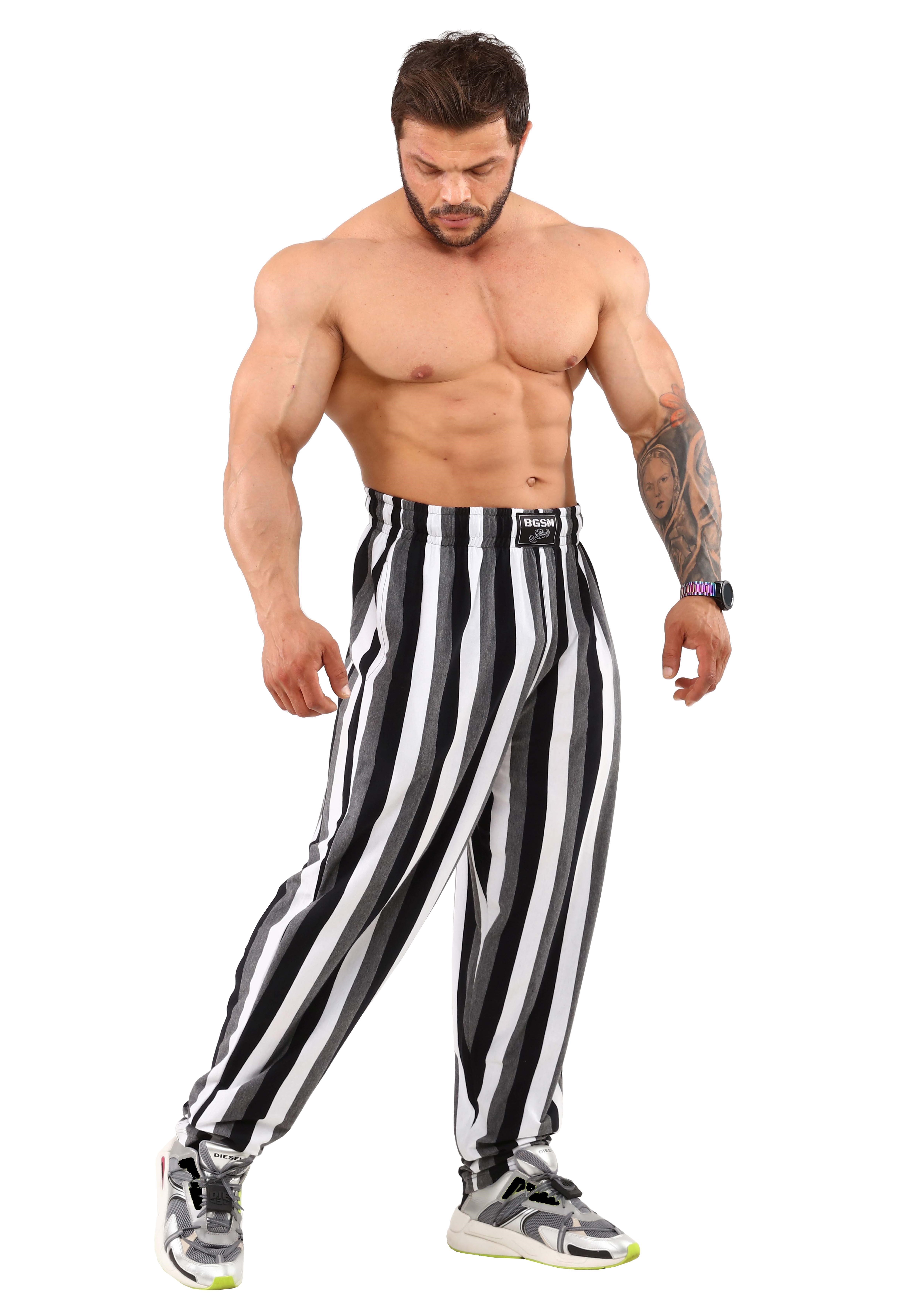 Şalvar Kesim Eşofman Altı Çizgili Body Pantolon BGSM PNT1340