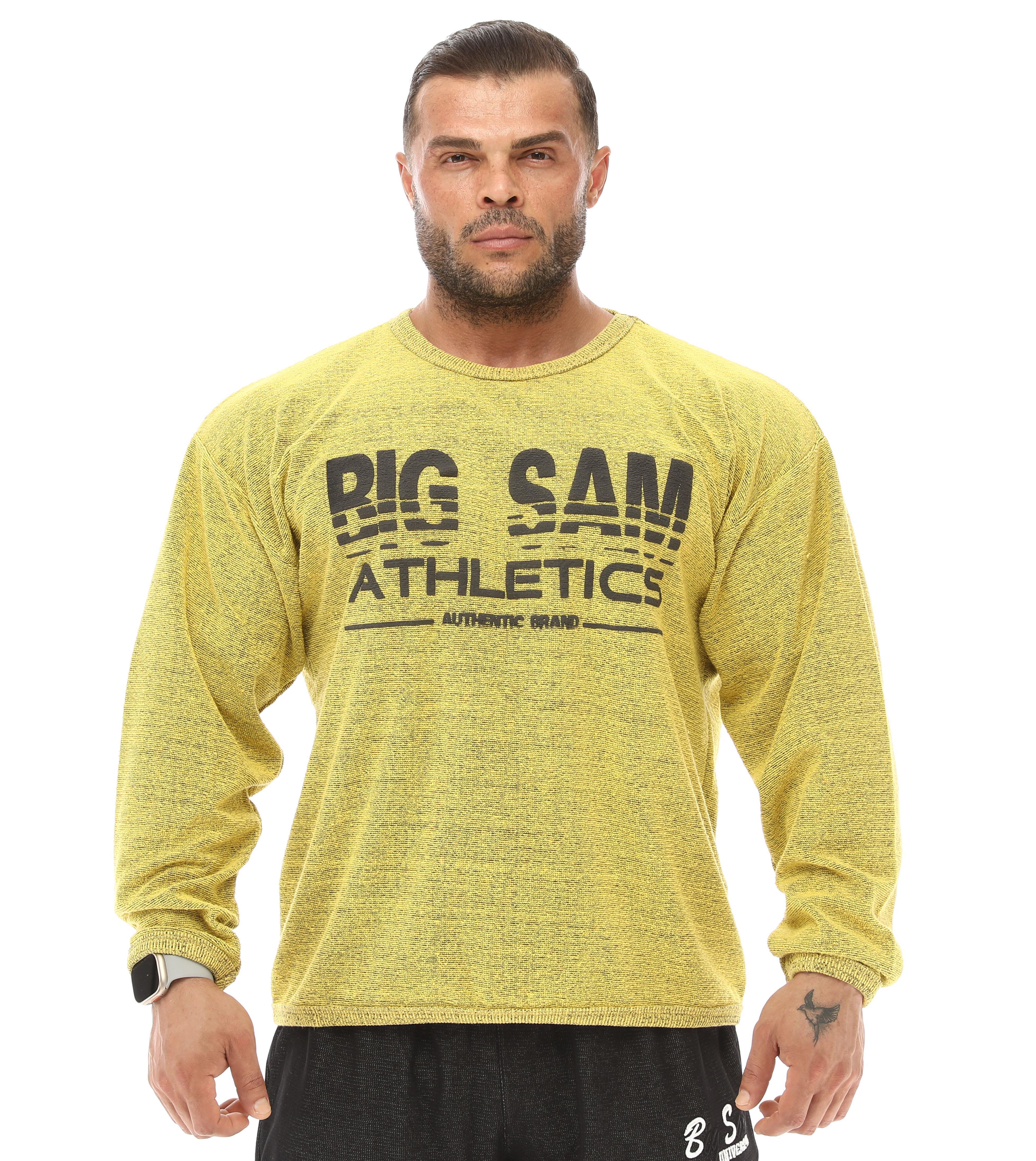 Sarı Havlu Kışlık Sweater Big Sam 4693