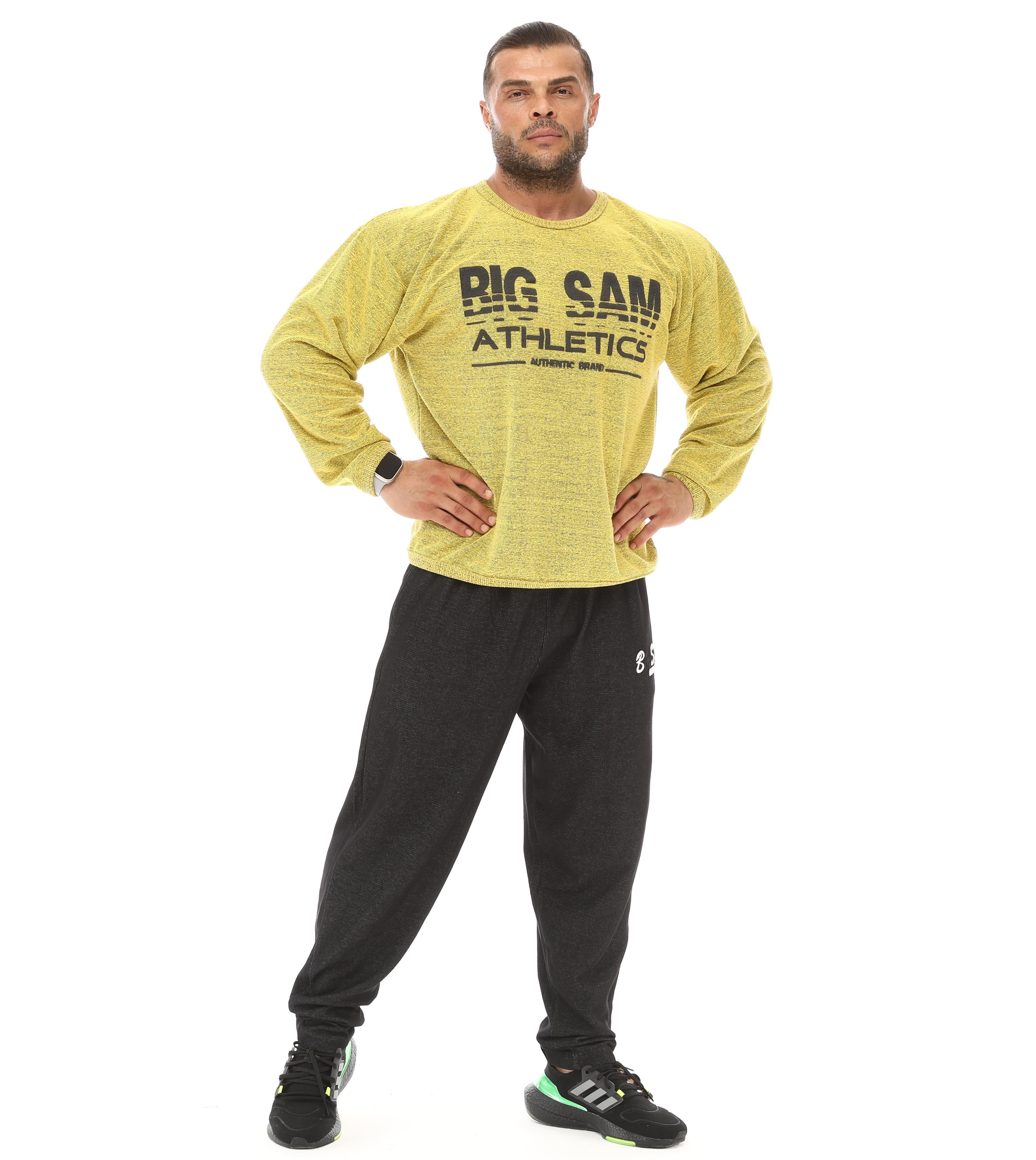 Sarı Havlu Kışlık Sweater Big Sam 4693